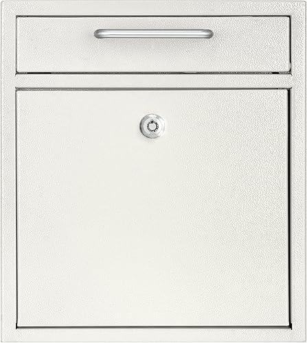 Miniatura 19 de AdirOffice contenedor con traba - Buzón de correo montado en pared., negro, 631-05-BLK