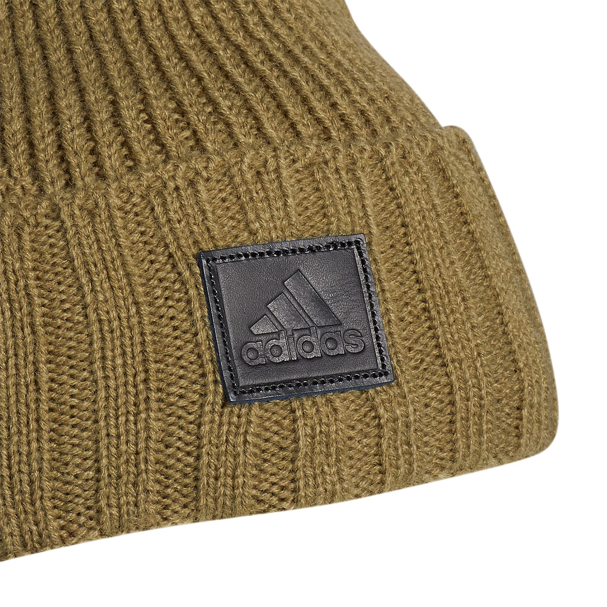 adidas Męska czapka typu beanie z węzłem sosnowym, Orbit zielony/czarny, Rozmiar uniwersalny