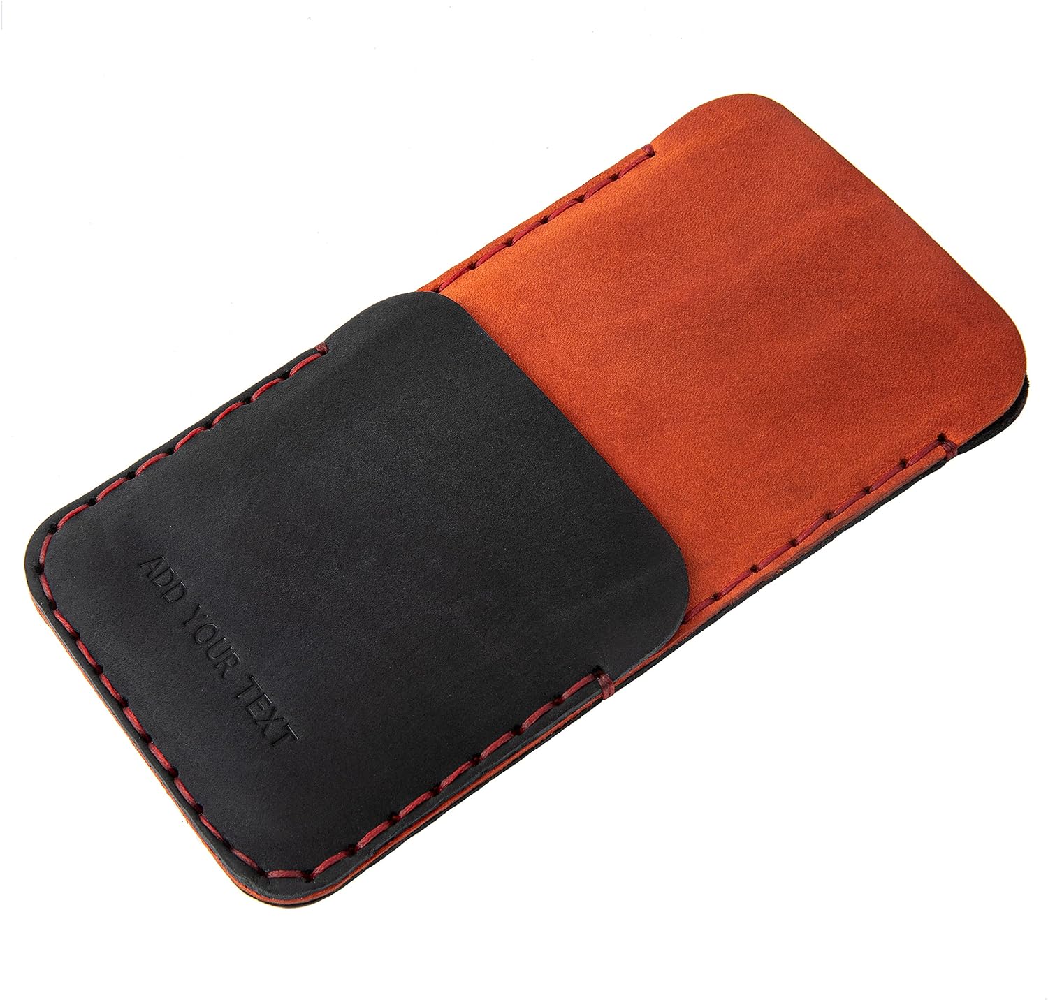 Bovine Leather Case for Sony Xperia, Personalised Pouch with Credit Card Pocket