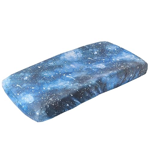 Vista 4 de Copper Pearl Funda de punto para cambiador de alta calidad, suave, elegante y universal para todos los cambiadores de pañales estándar, fundas