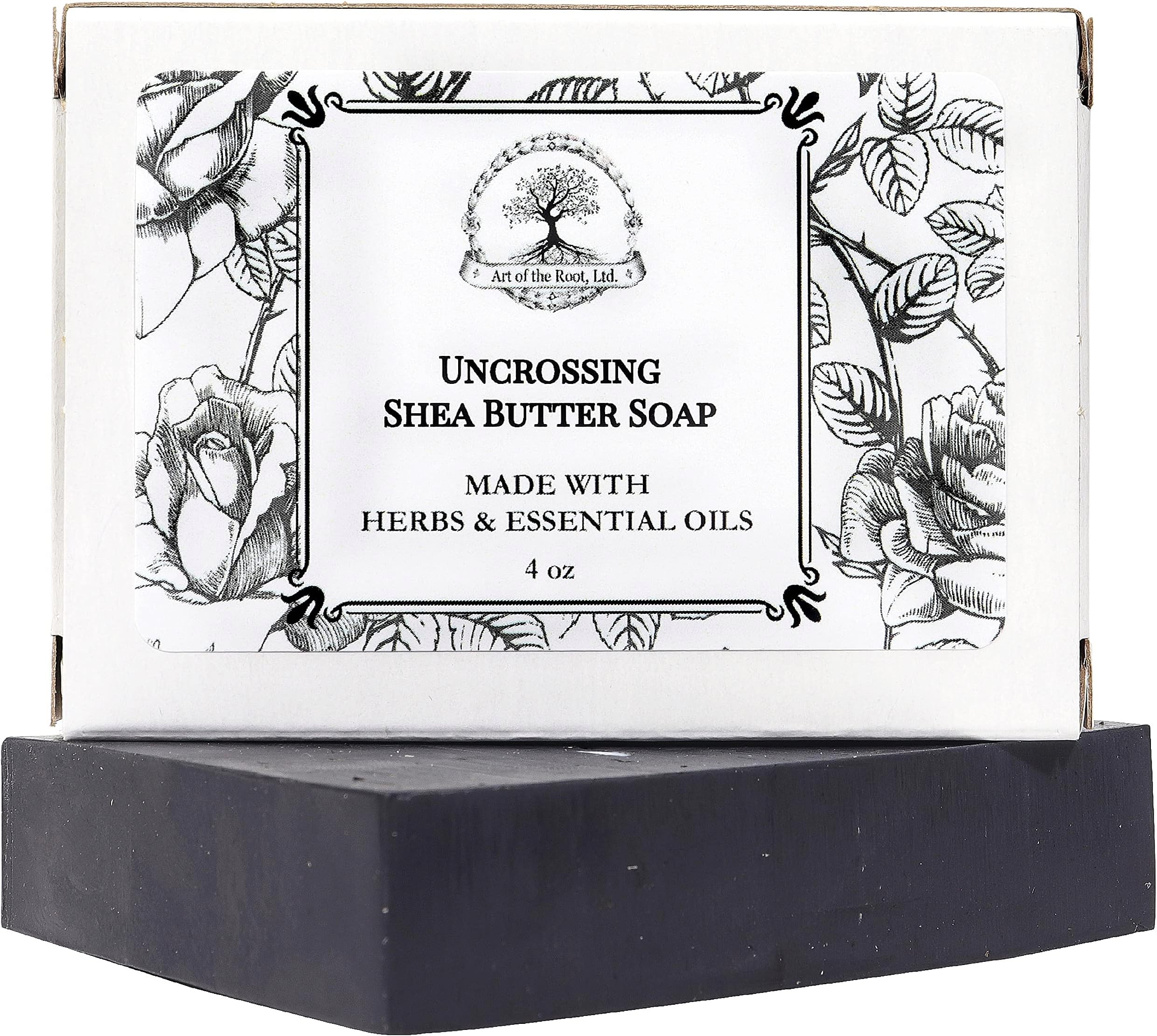 Uncrossing Herbal Shea Soap Bar | Handmade with Herbs & Essential Oils | Curses, Spells, Jinxes & Negative Energy Rituals | Hoodoo Wiccan Pagan Voodoo