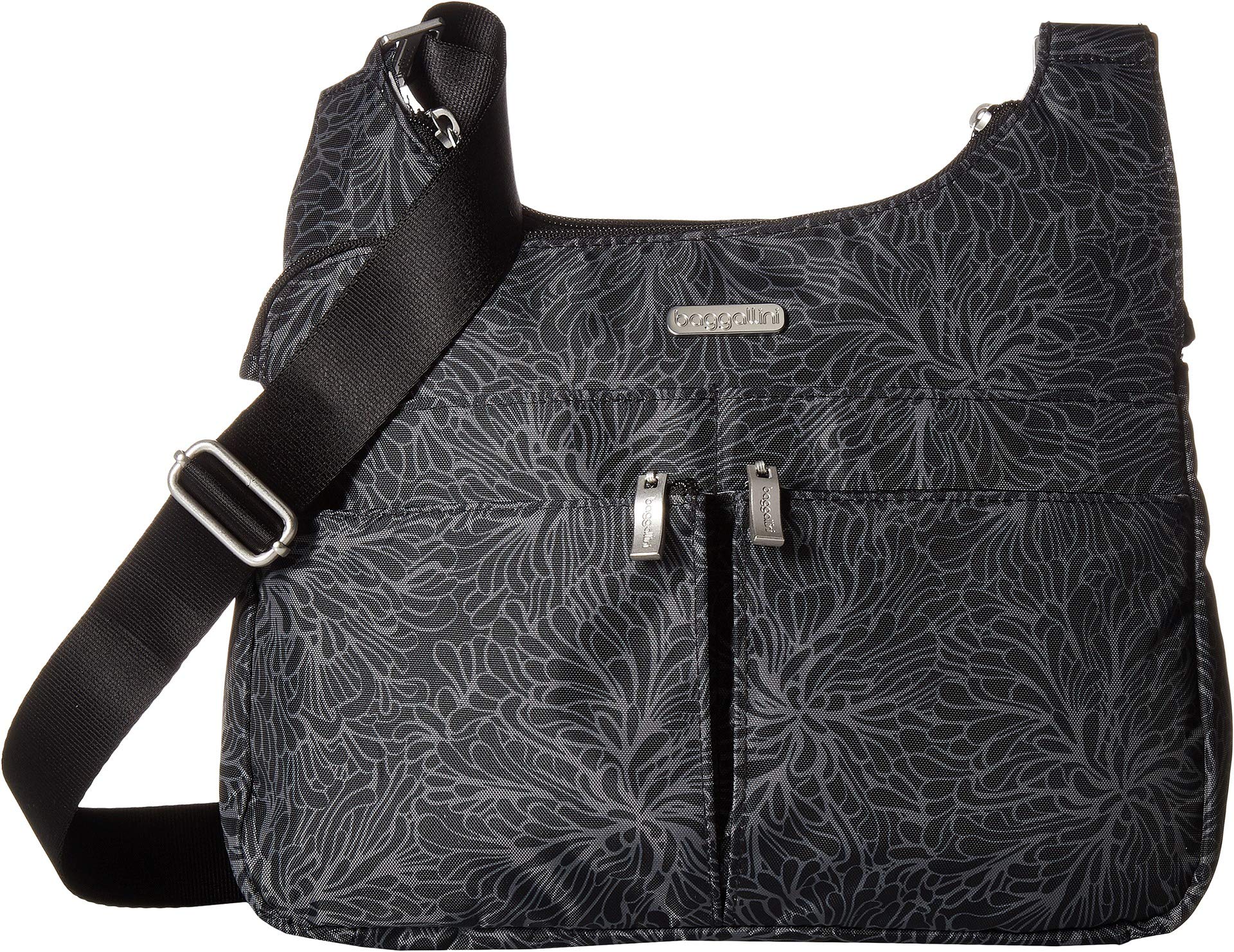 Baggallini Crossbody Travel Bag 11x8.5 Lightweight Water-resistant Nylon Handbag