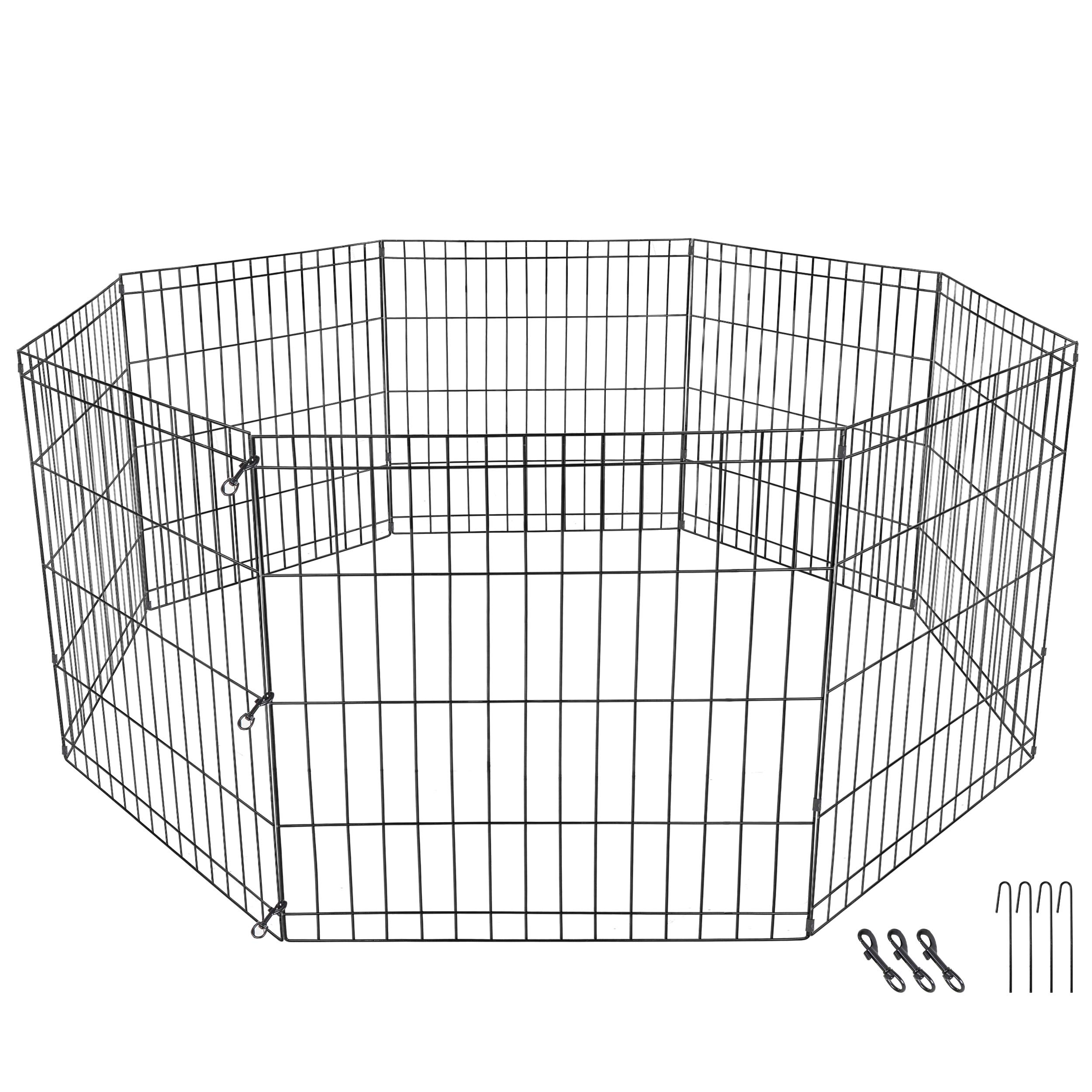 24 30 36 42 48 in Puppy Playpen Pet Playpen for Small Dogs, Dog Fence