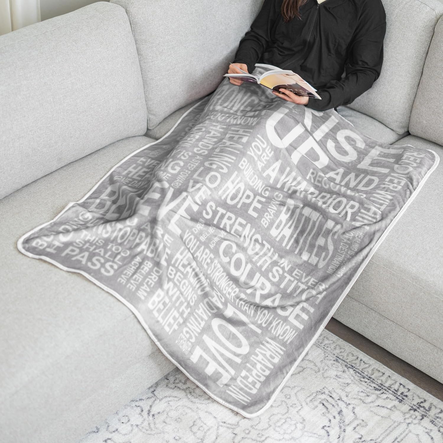 Chemotherapy Must Haves for Women Chemo Care Package for Men Cancer Comfort Items Get Well Gift Bag Ideas Blanket Cold Therapy Socks and Hand Ice Pack Gloves Unisex Port Shirt Satin Lined Headwear