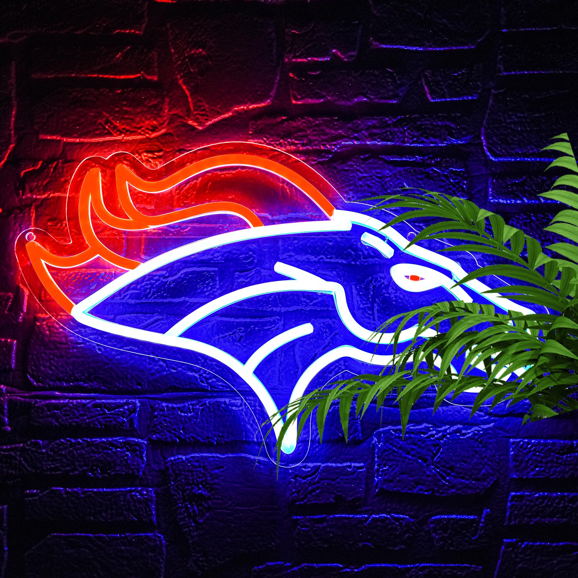 Football Neon Sign for Wall Decor Football Neon Light for Man Cave or Garage Birthday Gifts for Men with Dimmable Rugby Team Logo Sign for Bar Dorm Party Game Room Size 16.1 * 9.8 In (ZYLD057)
