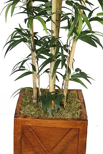 Miniatura 2 de Vintage Home Artificial Faux Real Touch 93" Árbol de bambú y postes naturales y maceta (VHX116214)