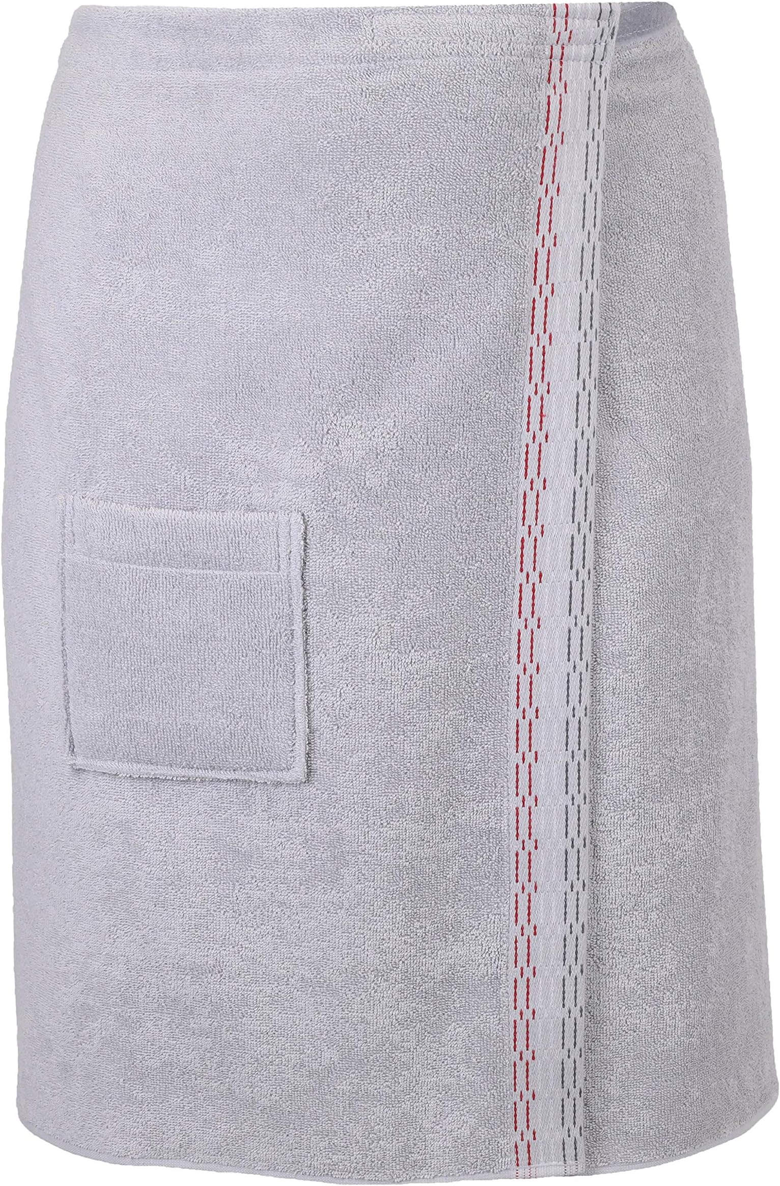 Kilt Da Sauna ZOLLNER Per Donna - Cotone Morbido Con Tasca E Chiusura A Strappo, Misura L/XL