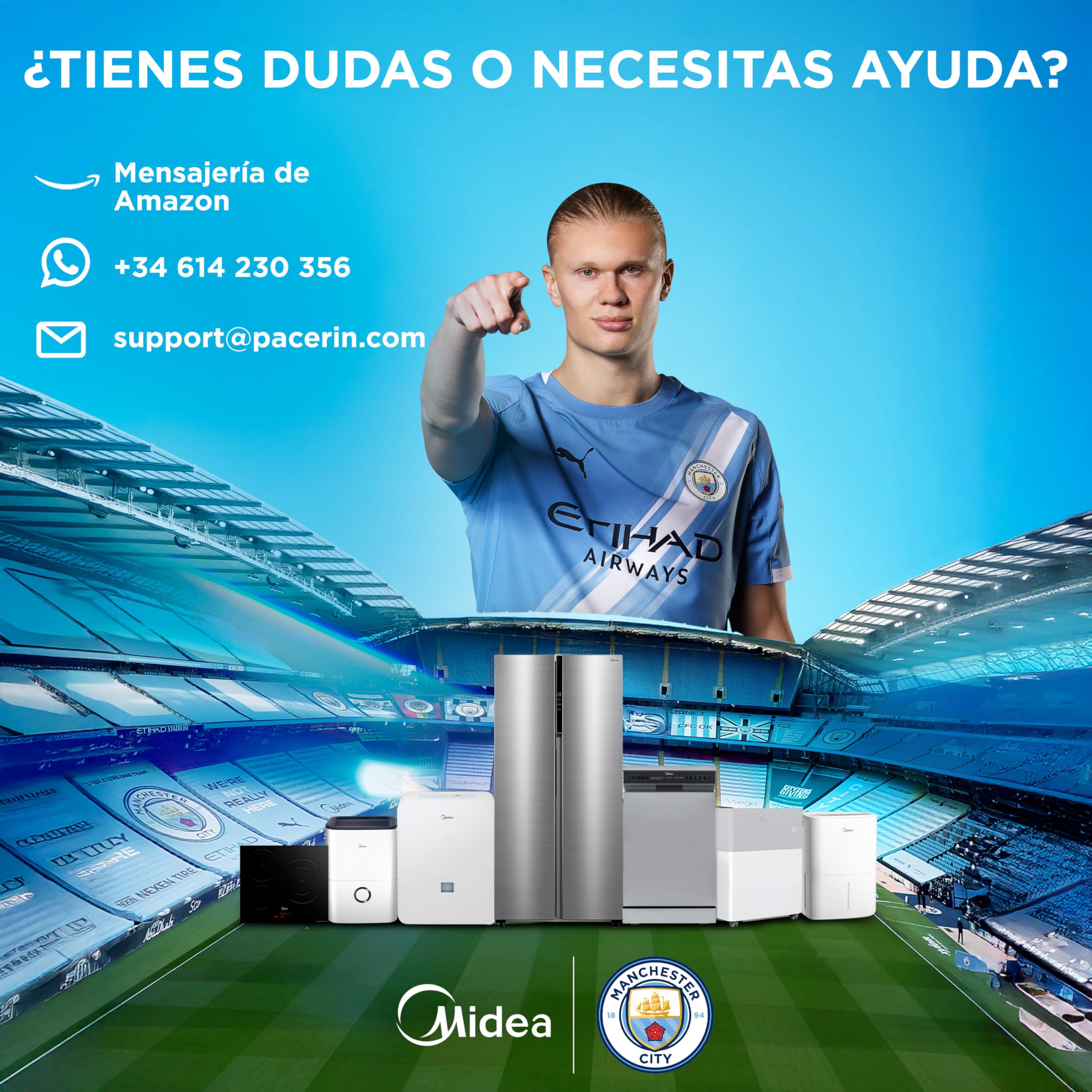MIDEA Placa Vitroceramica 3 fuegos 6200 W - Vitroceramica Integrada con Panel de control tactil, Indicador de Luz, Temporizador, Child lock y Protección por Sobrecalentamiento — view 13