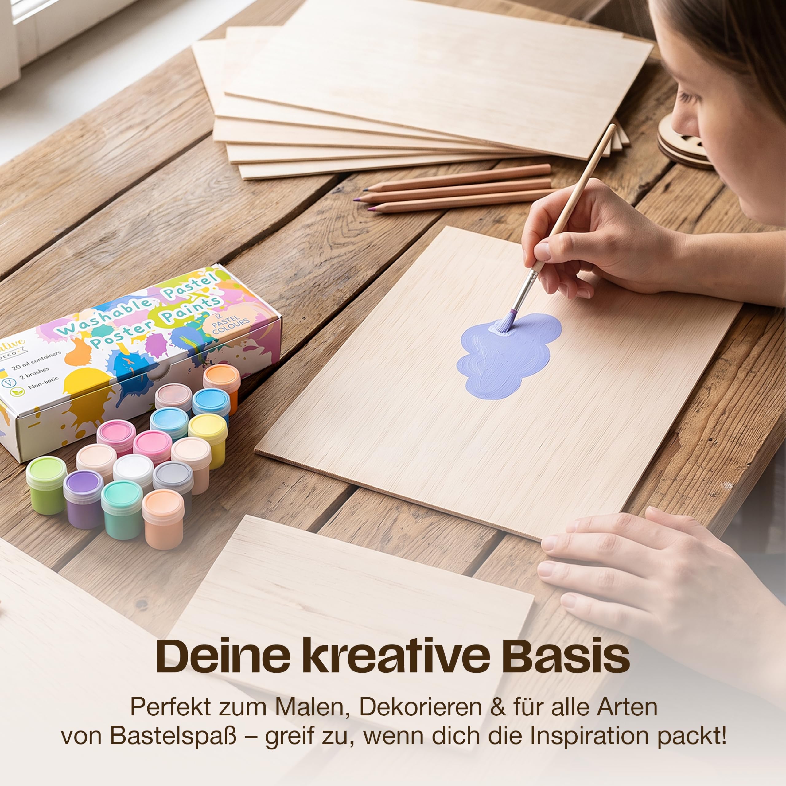 Creative Deco 26 x A3 Sperrholzplatte 3mm | 420 x 300 (+/- 2) mm