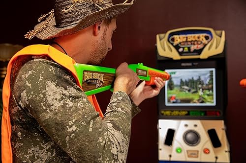 Miniatura 6 de Arcade1Up Big Buck Hunter Pro Deluxe Arcade Machine for Home, 5-Foot-Tall Stand-up Cabinet, 4 Classic Games, and 17-inch Screen