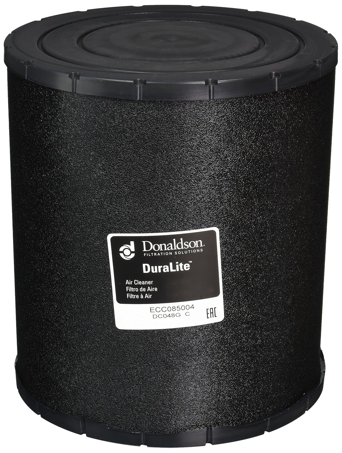 Donaldson C085004 Dura Lite Air Filter 9.50 In. Body Length, Primary Type, Round Style, Cellulose Media Type