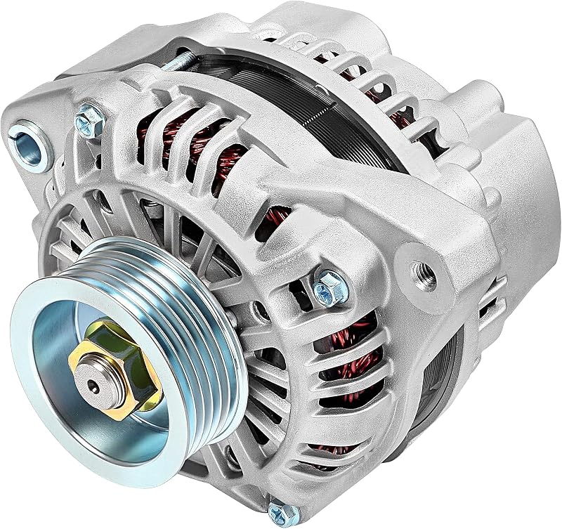 Alternador SCITOO 12 V 70 A com polia de 6 canais para Acura EL e Honda Civic 1.7L 2001–2005