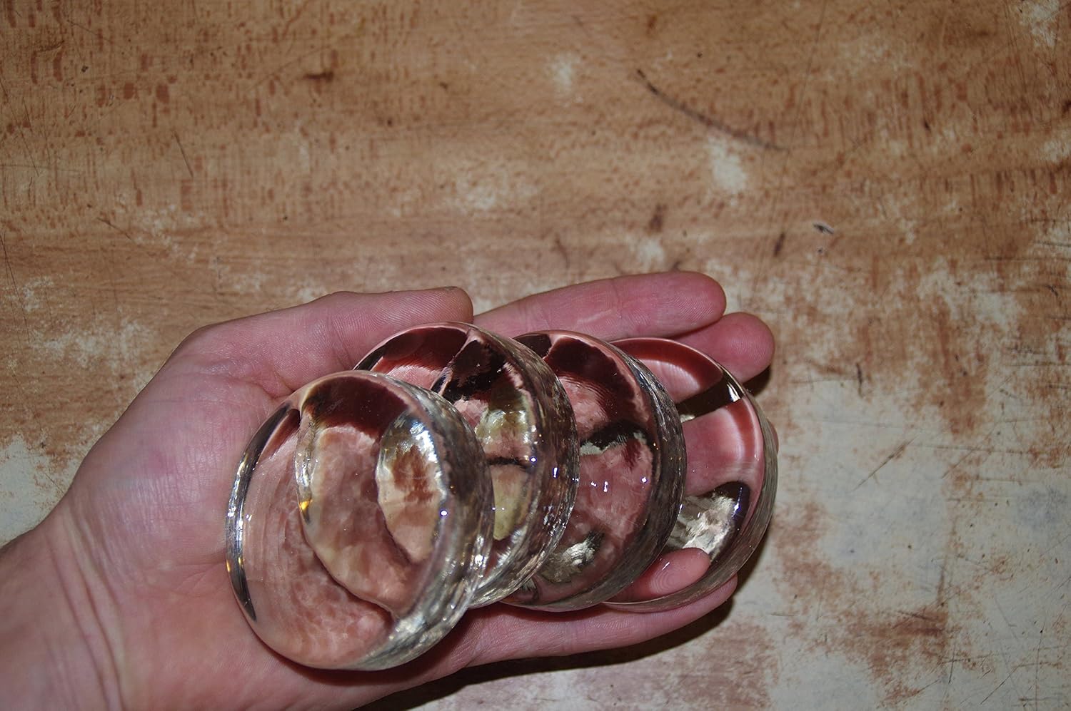 X-Large Glass Fermentation Weights 4 Pack (2 3/4” to fit a Wide Mouth Quart jar)