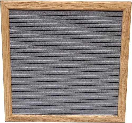 Miniatura 3 de Royal Brands Tablero de letras de fieltro, números de letras, símbolos y emojis intercambiables de madera, tablero de mensajes, soporte de pared o