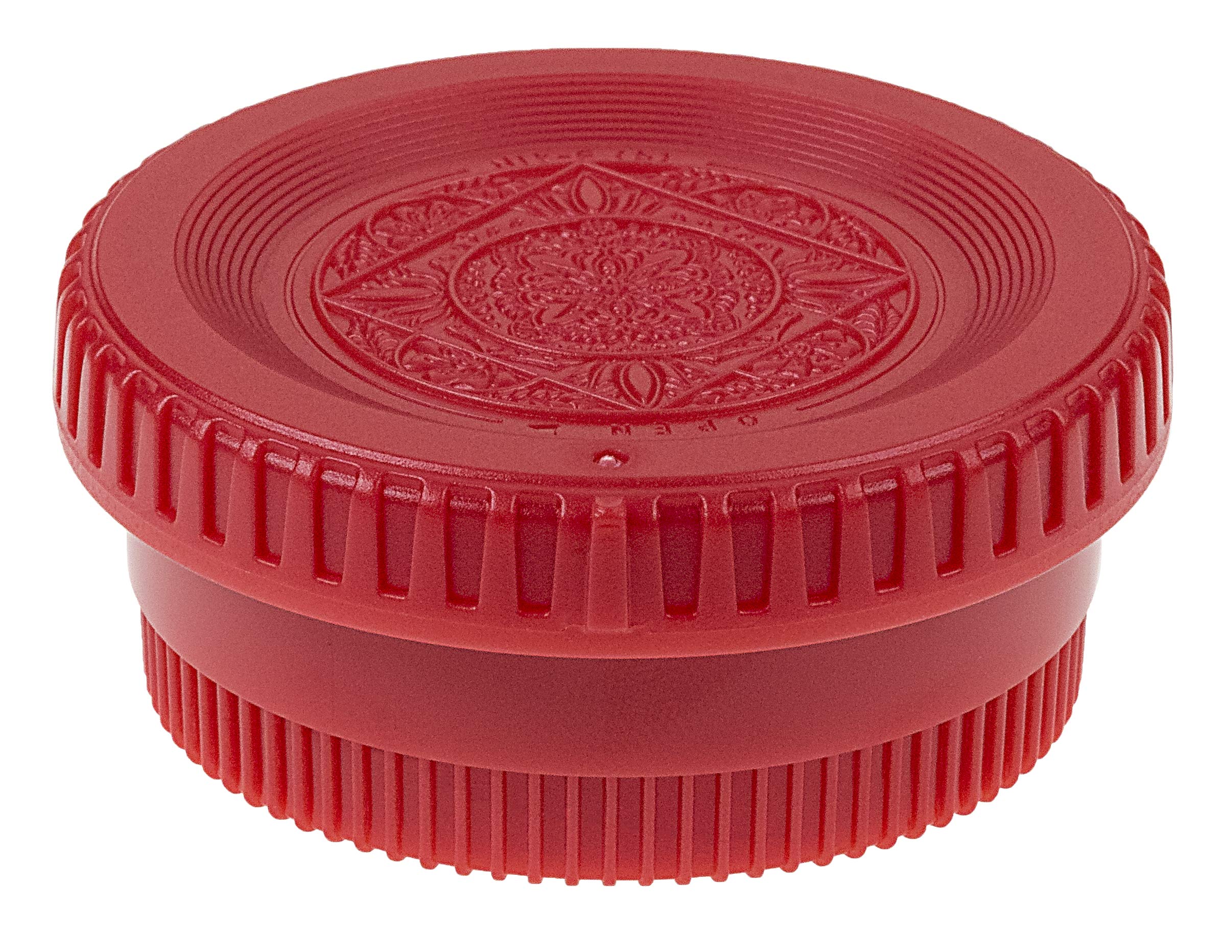 Fotodiox Designer Camera Body & Rear Lens Cap Set Compatible with All Nikon/Nikkor F Cameras & Lenses - Red