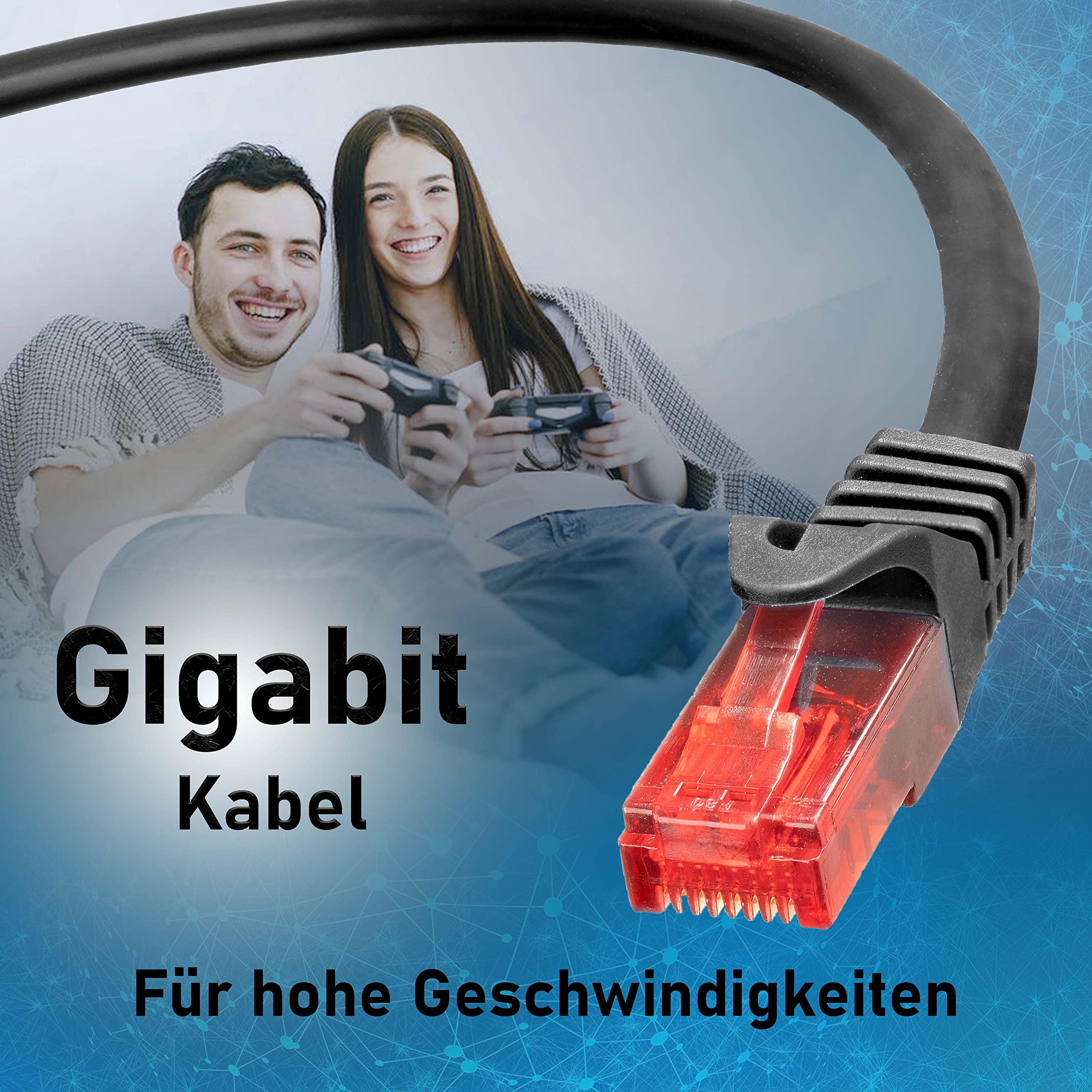 BIGtec BIG534 Kabel Sieciowy Gigabit Ethernet LAN 5 m Czarny