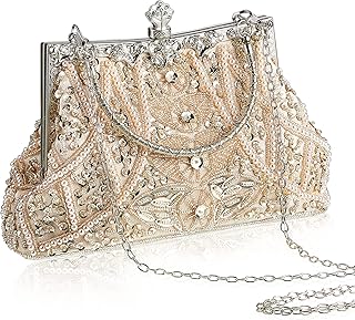 1920s Vintage Beaded Clutch Evening Bag Formal 1920s Accessories for Wom...