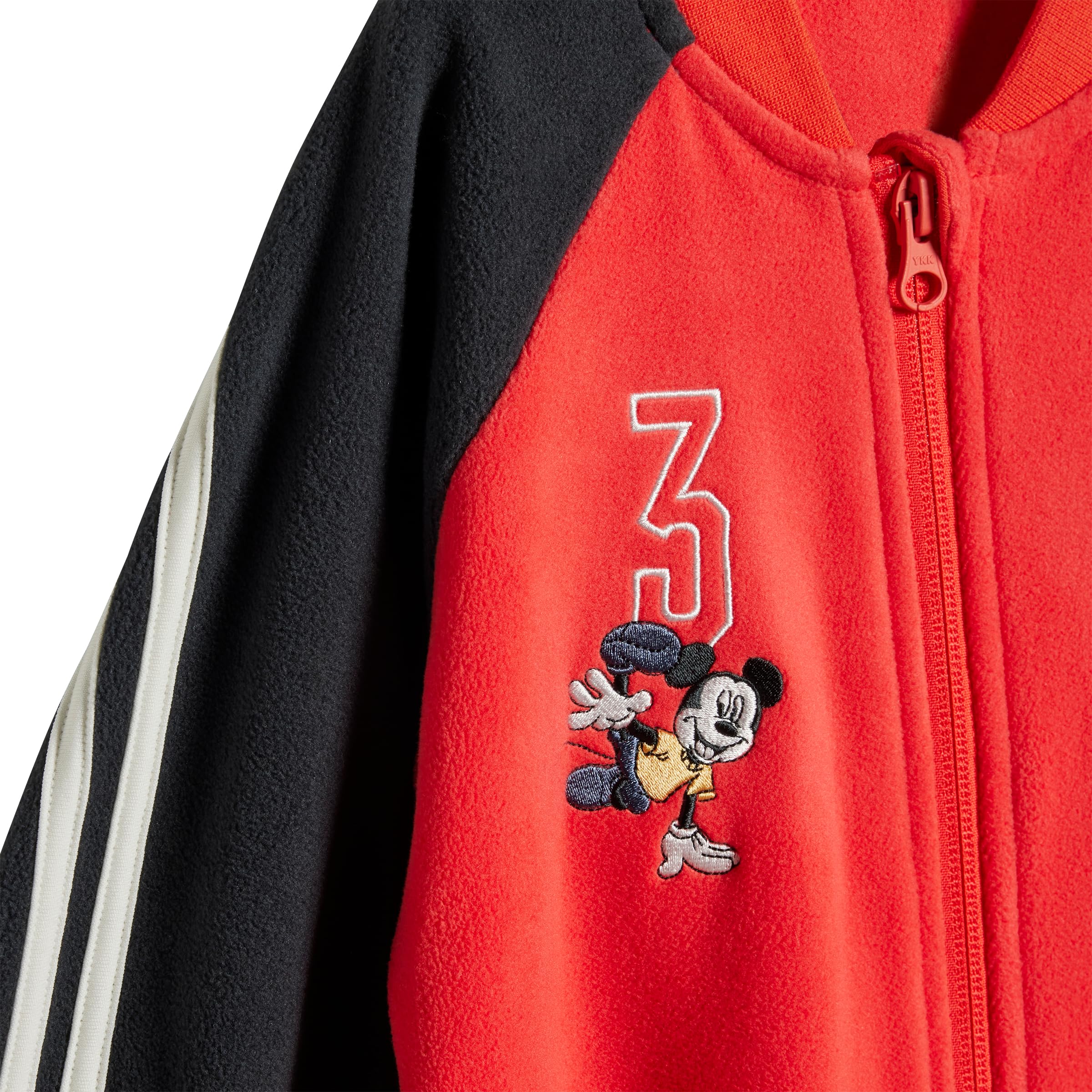adidas Baby-Mädchen Disney Mickey Mouse Bodysuit Kleinkindschläfer, Hellrot/Carbon/gebrochenes Weiß, 4 Jahre
