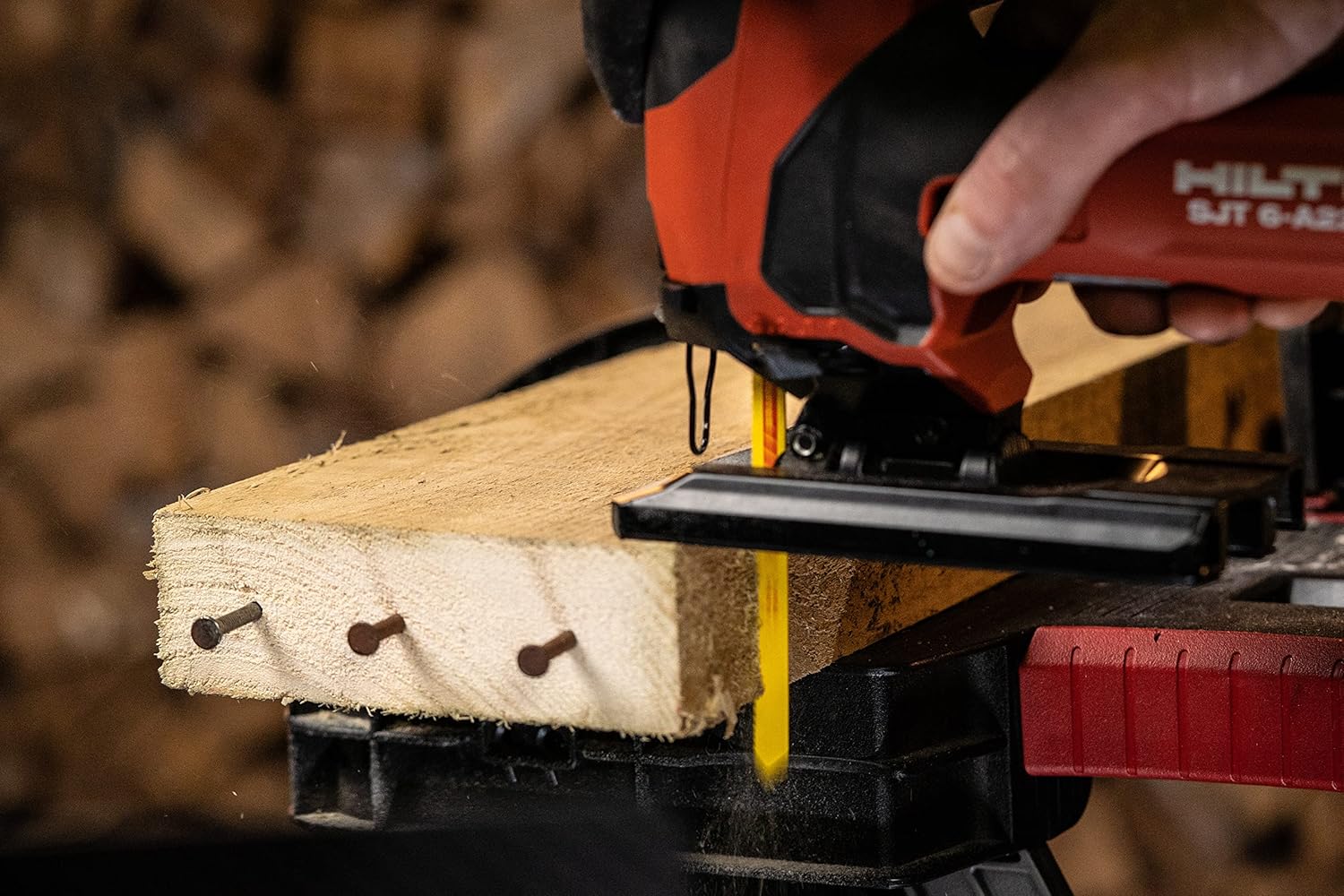 Starrett Bi-Metal Unique Unified Shank Multi-Purpose Wood Cutting Jig Saw Blade - 4" Length, 3/8" Width, .040" Thickness, 10-14 TPI, Wavy Set Type - 20-Pack - BU41014-20