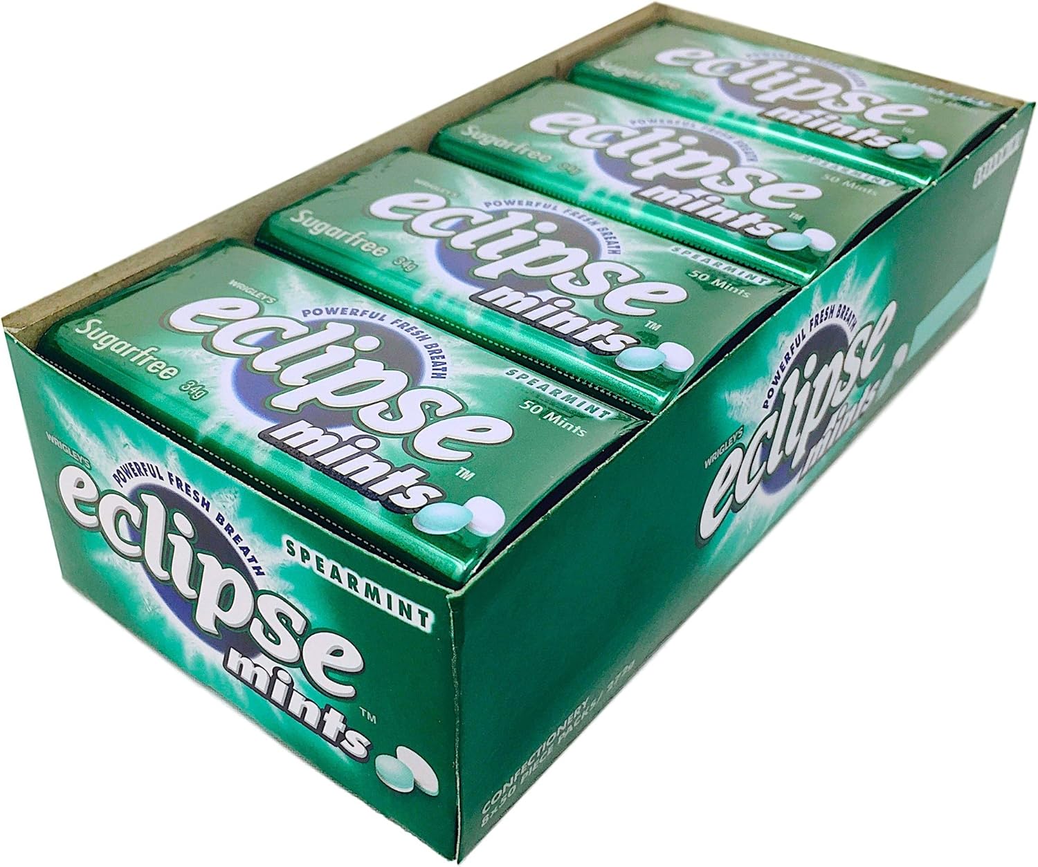 Eclipse Powerful Fresh Breath Spearmint Sugar Free Mint By Wrigleys 8