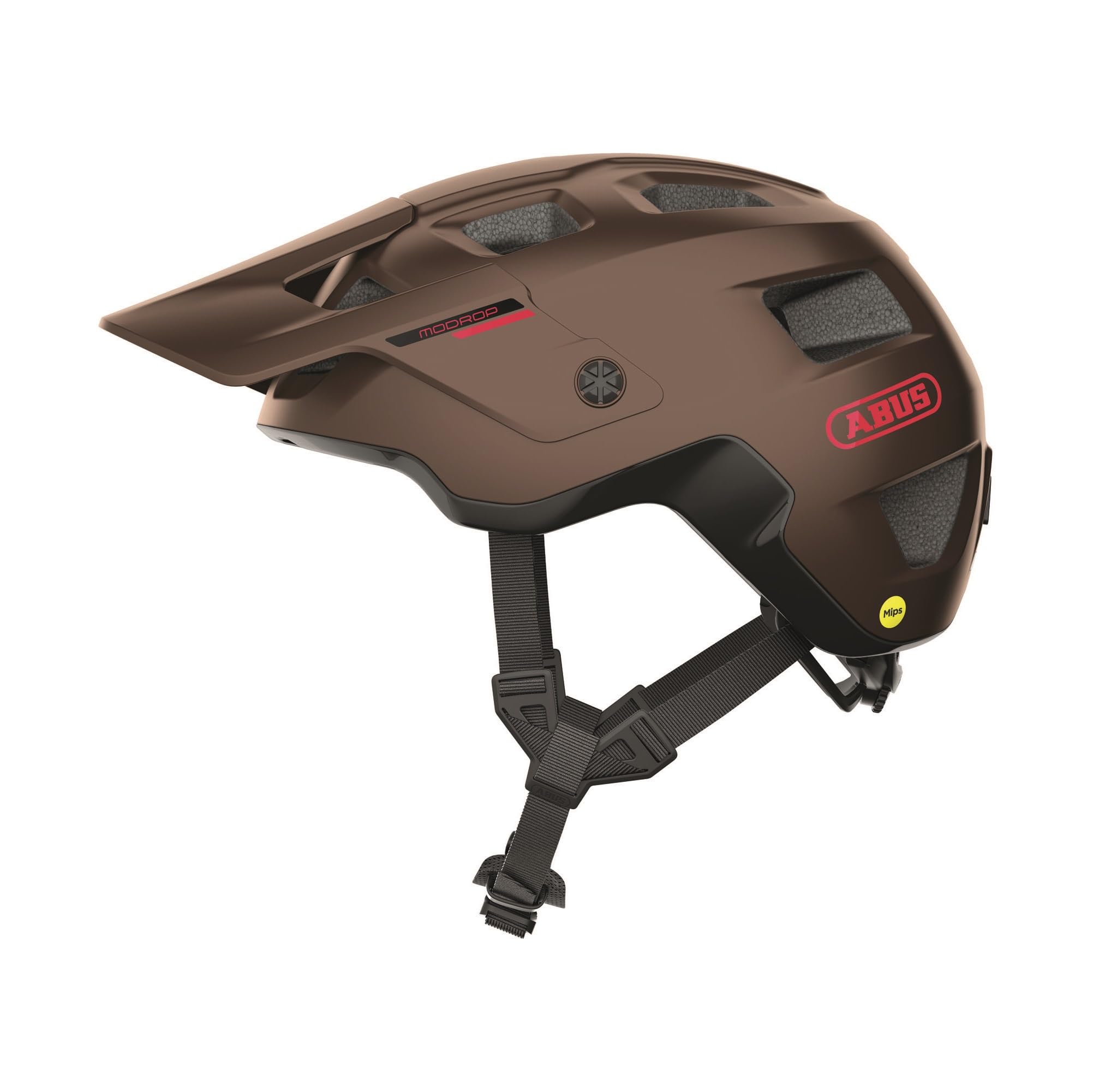 ABUS MTB helmet MoDrop MIPS - robust bike helmet with impact protection for mountain bikers - customised fit - unisex - copper matt, M — image 1