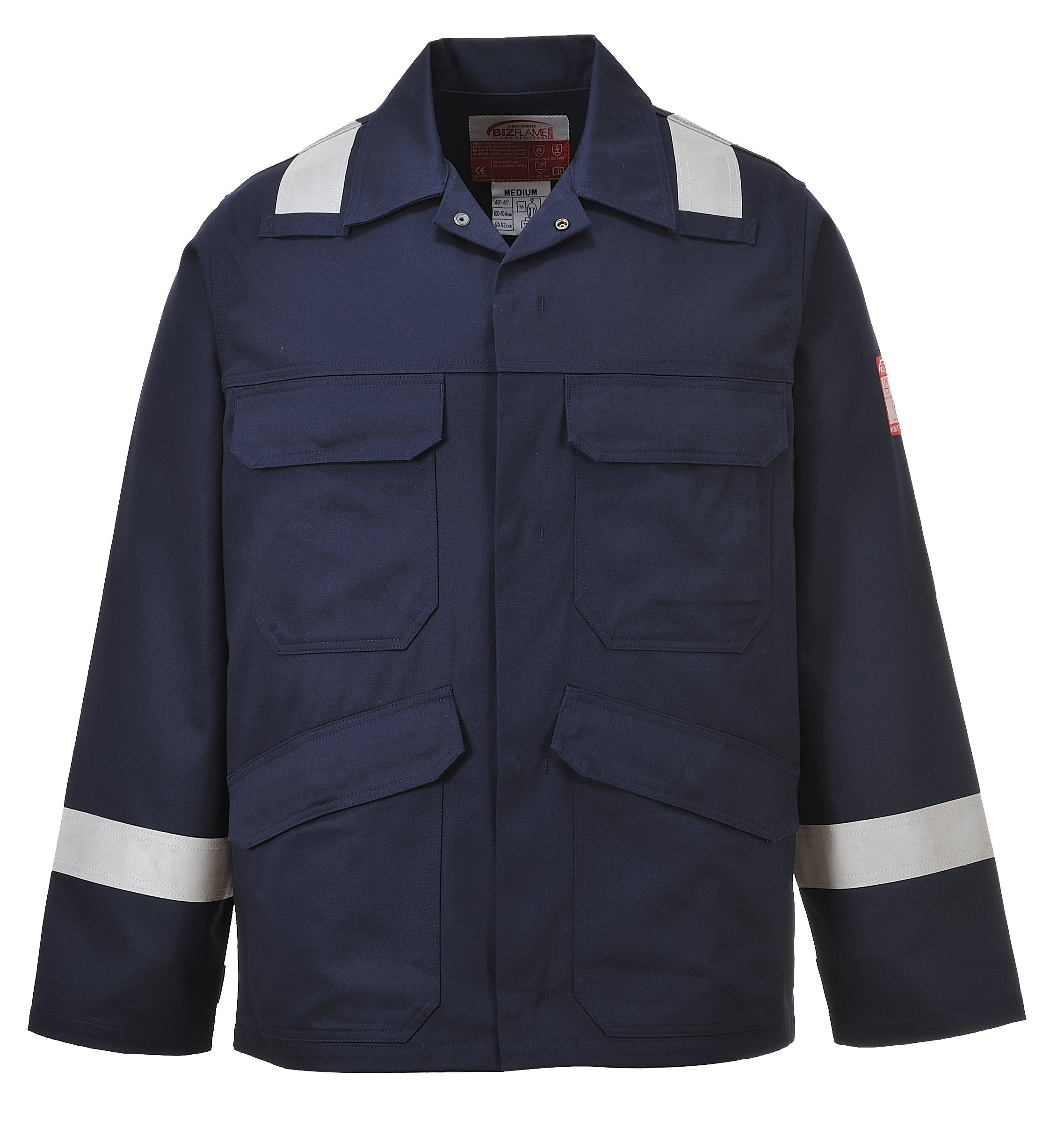 Bizflame Men's Navy Flame Resistant Jacket