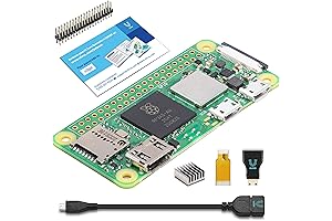 Raspberry Pi Zero 2 with Adapter and Quickstart E-Book