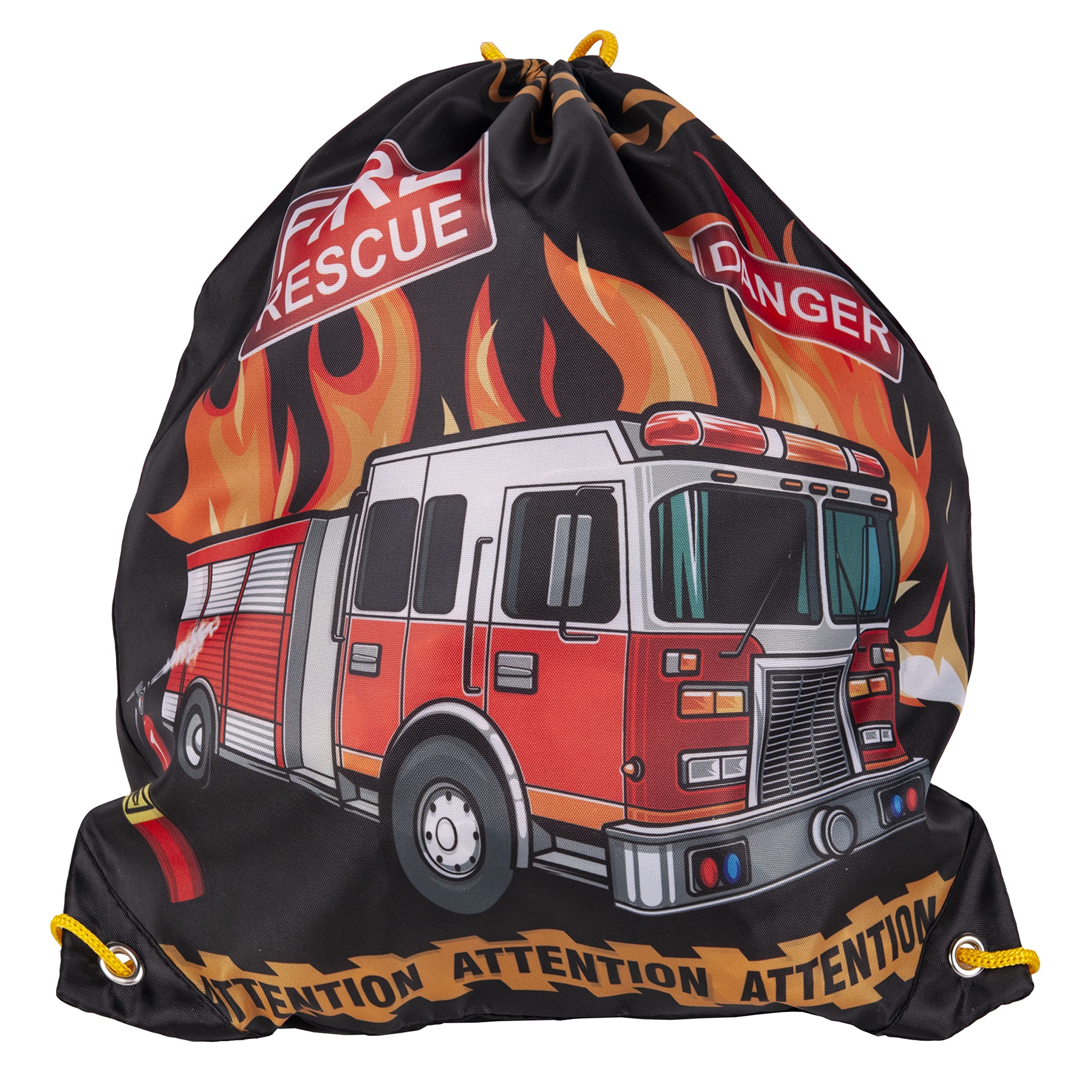 Goldkids Feuerwehr Firefighters Schulranzen Grundschule ergonomischer Ranzen Federmappe Federtasche Federmäppchen ohne Inhalt Turnbeutel Sporttasche 4er Set Fire