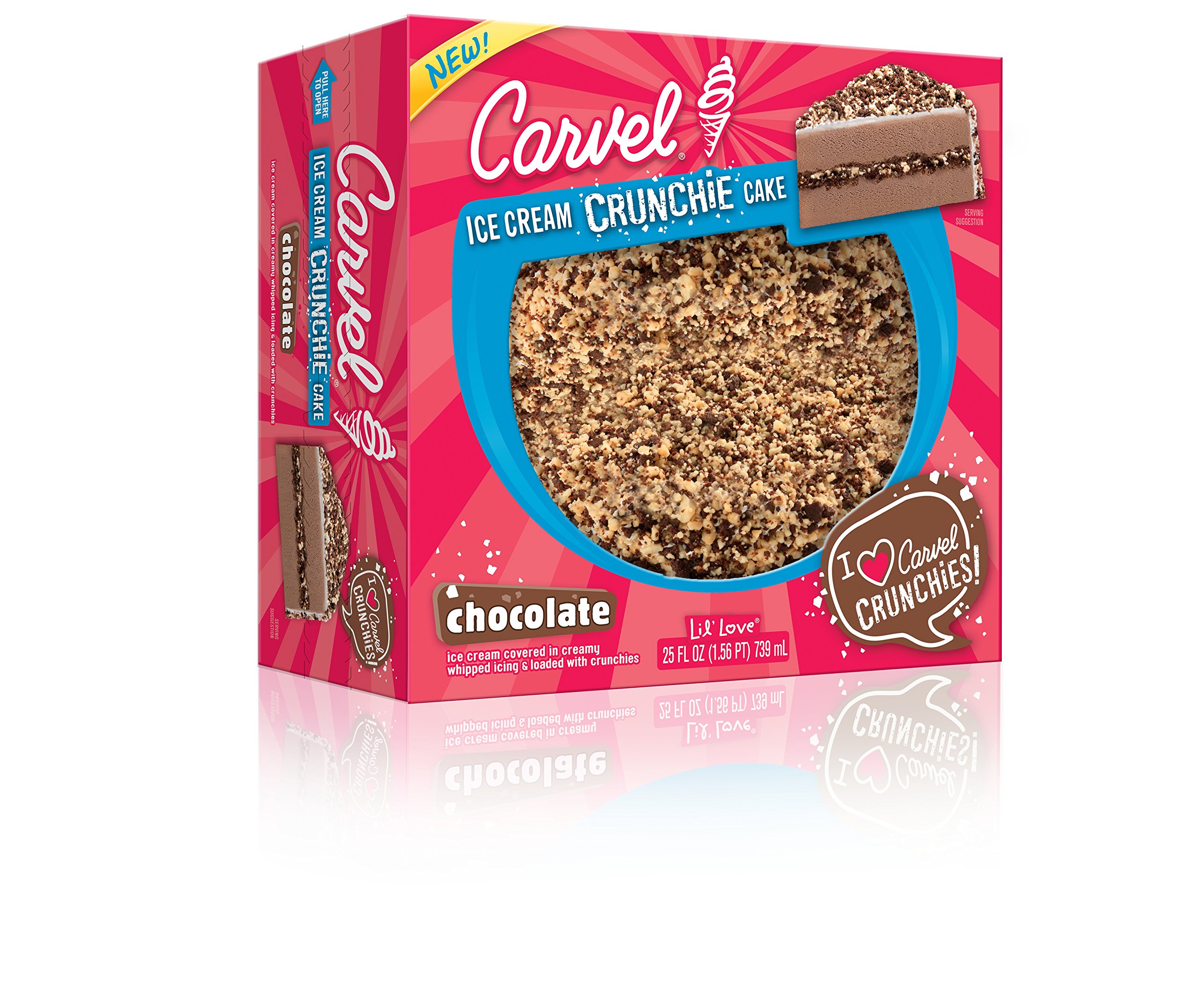 Buy Carvel Lil Love Chocolate Ice Cream Crunchie Cake, Layers of