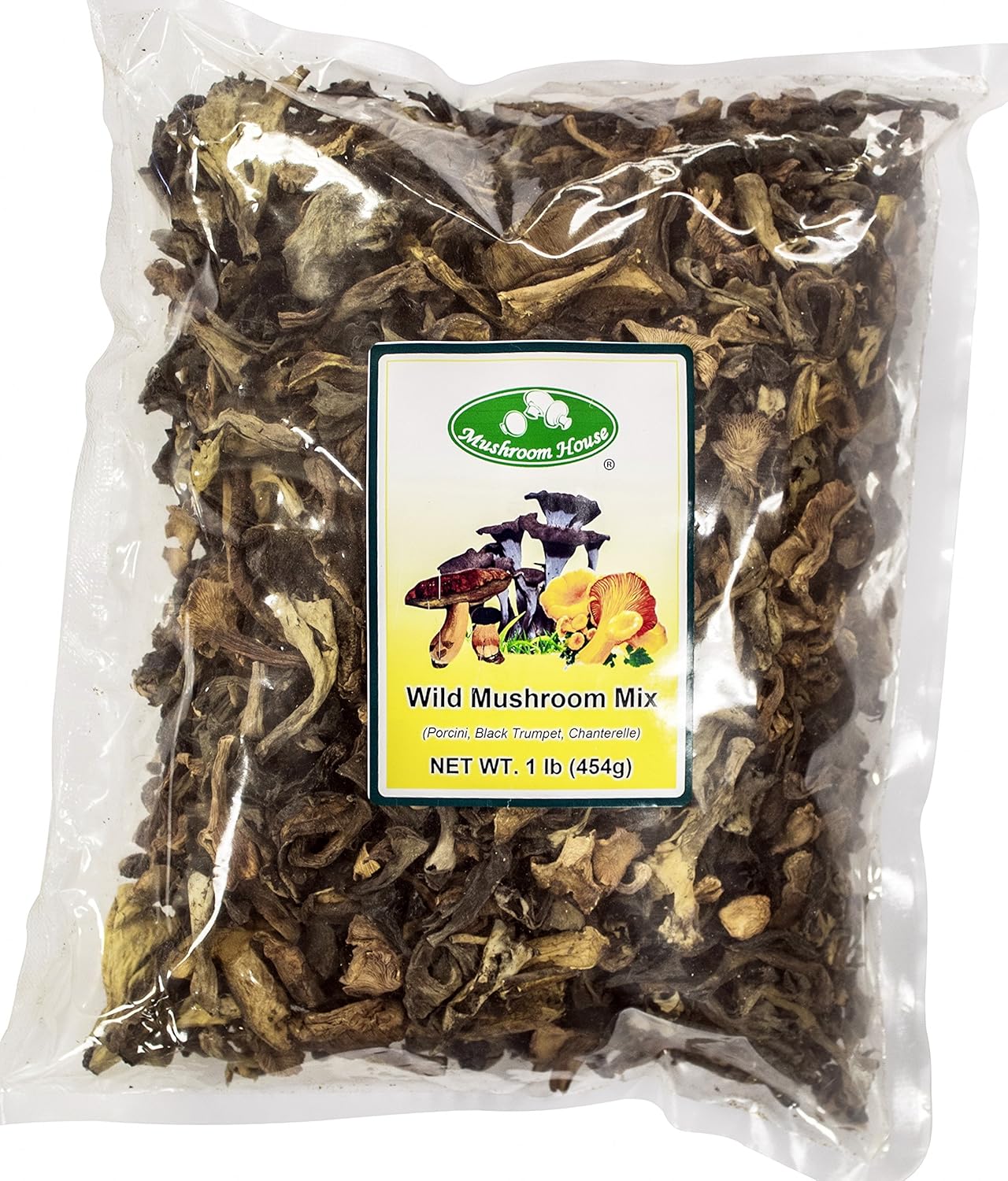 Mushroom House Dried Wild Mushroom Mix, 1 Pound