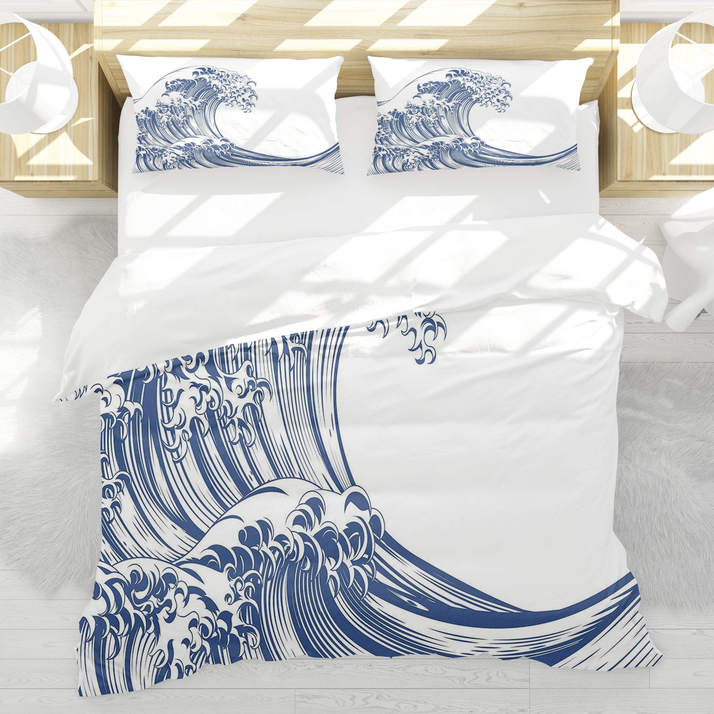 Housse de couette 220x240 cm pour transformer une chambre triste en espace zen