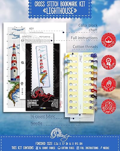 Miniatura 101 de Povitrulya Kit de punto de cruz contado, kits de bricolaje para adultos o niños, divertido marcador de bordado - Fácil de usar - Colección de Llamour