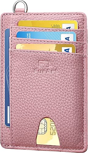 FurArt Slim Minimalist Wallet, Front Pocket Wallets, RFID Blocking, Credit
