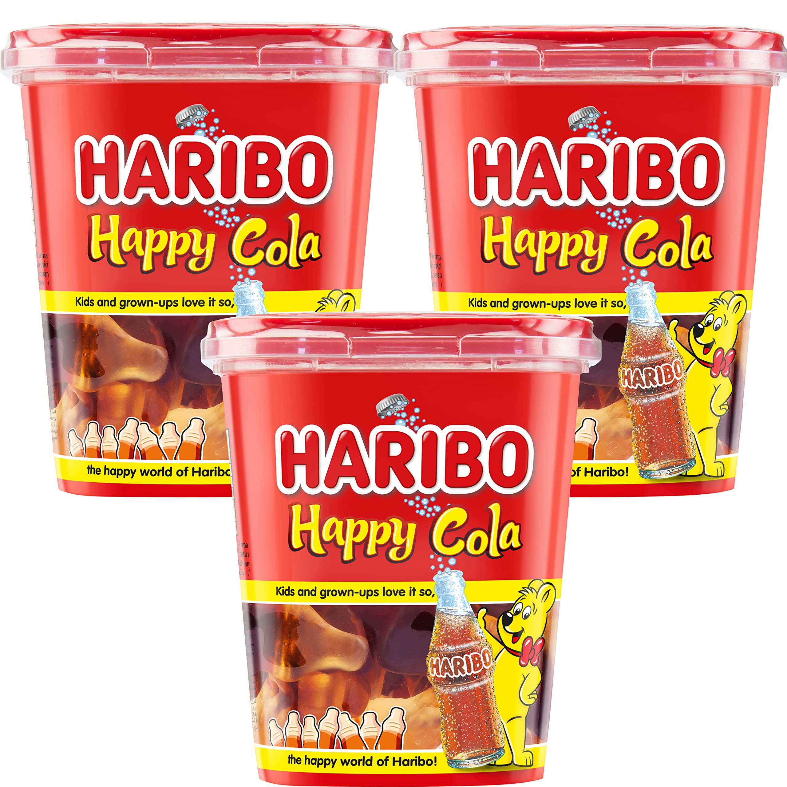 Amazon | Haribo ハリボー ハッピーコーラ カップ 175g ×3個 | HARIBO 