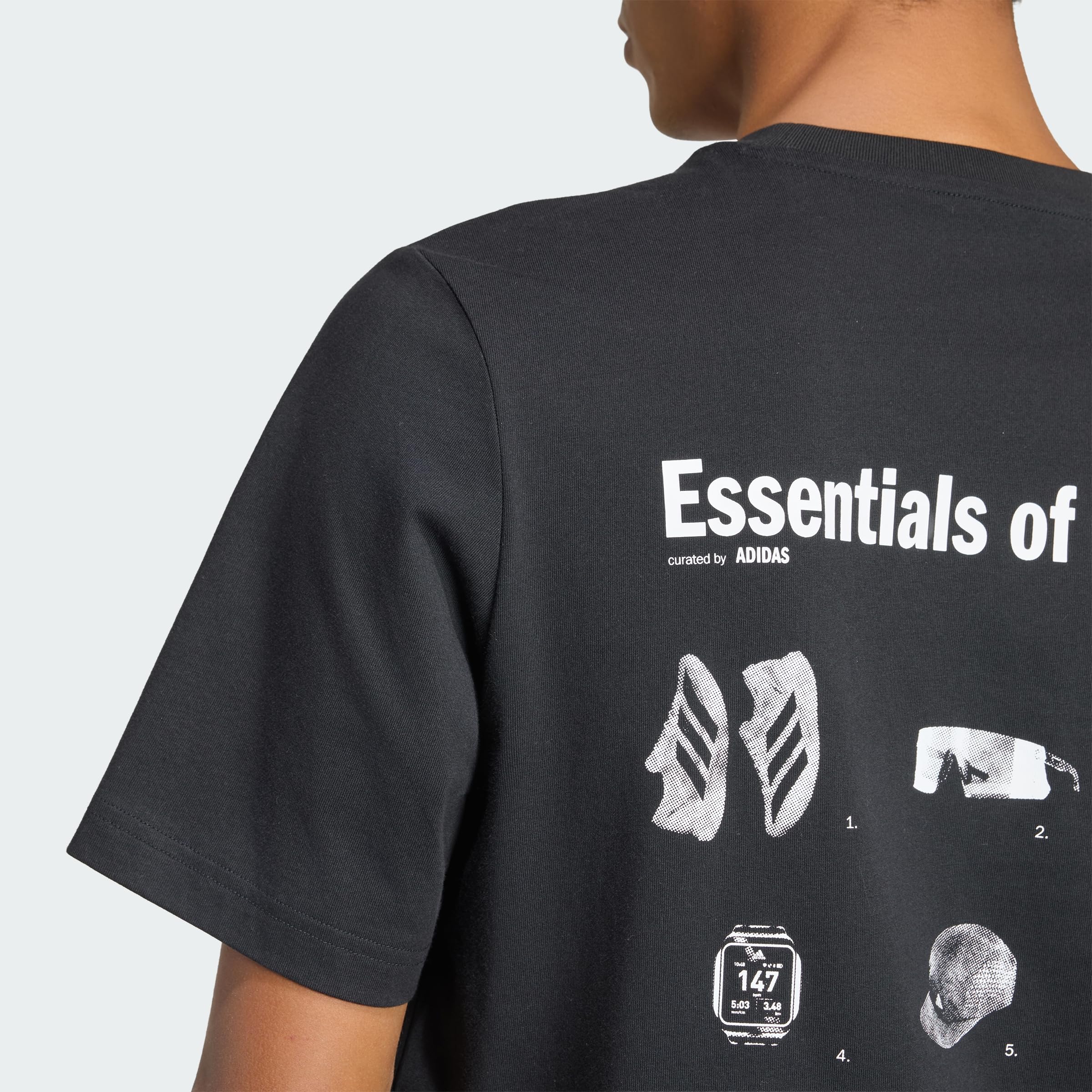 adidas Męska koszulka z krótkim rękawem Run Essentials Graphic (1 opakowanie)