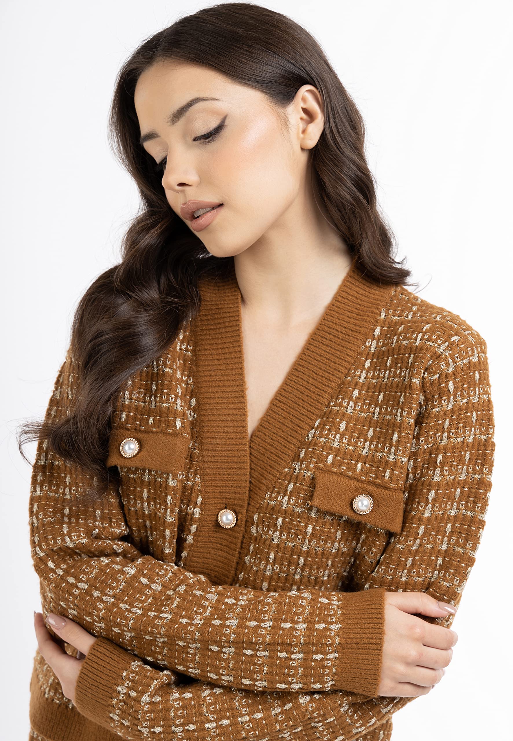 nascita Maglione Cardigan Donna