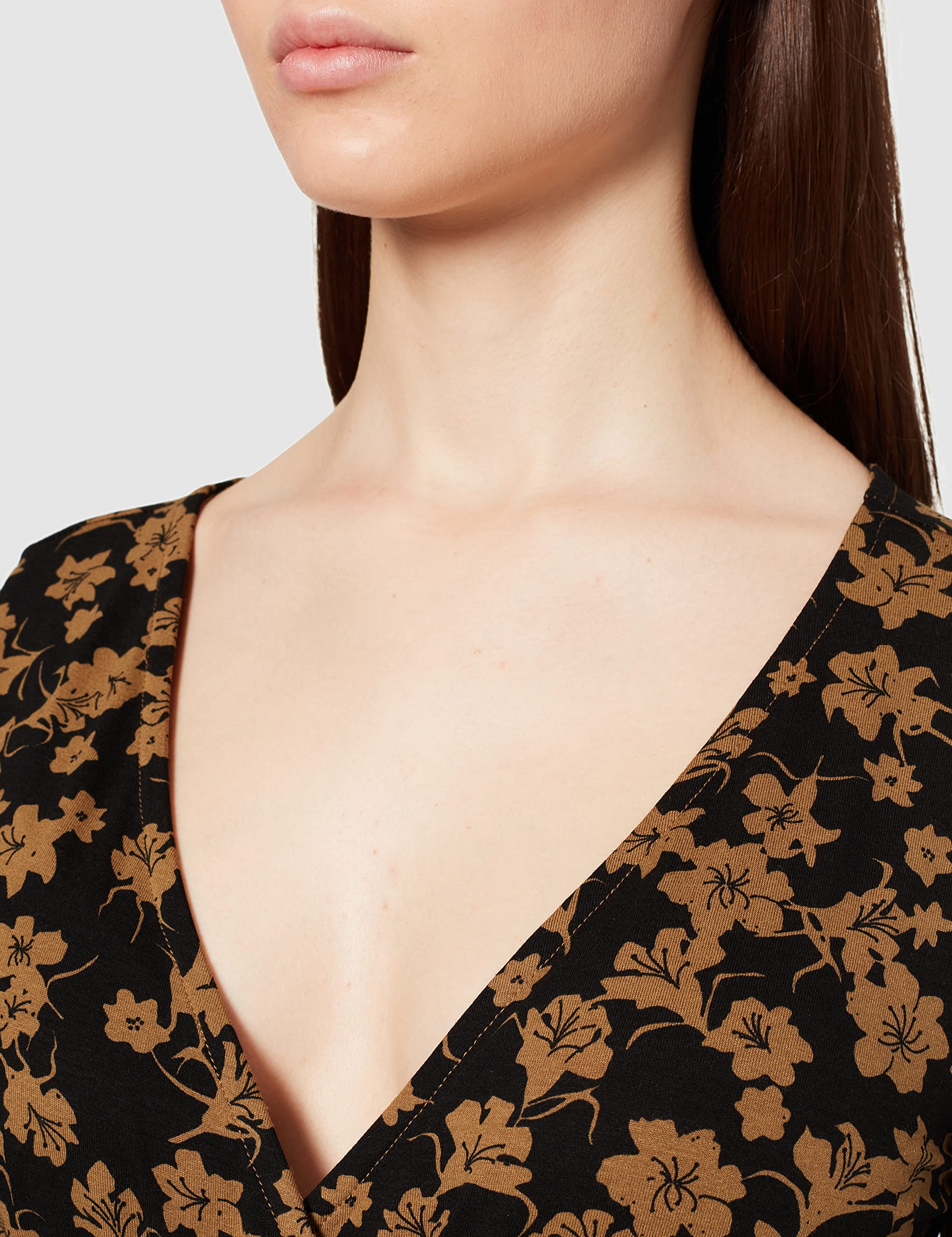 Noppies Damen Top Nurs Ls AOP Irving T-Shirt