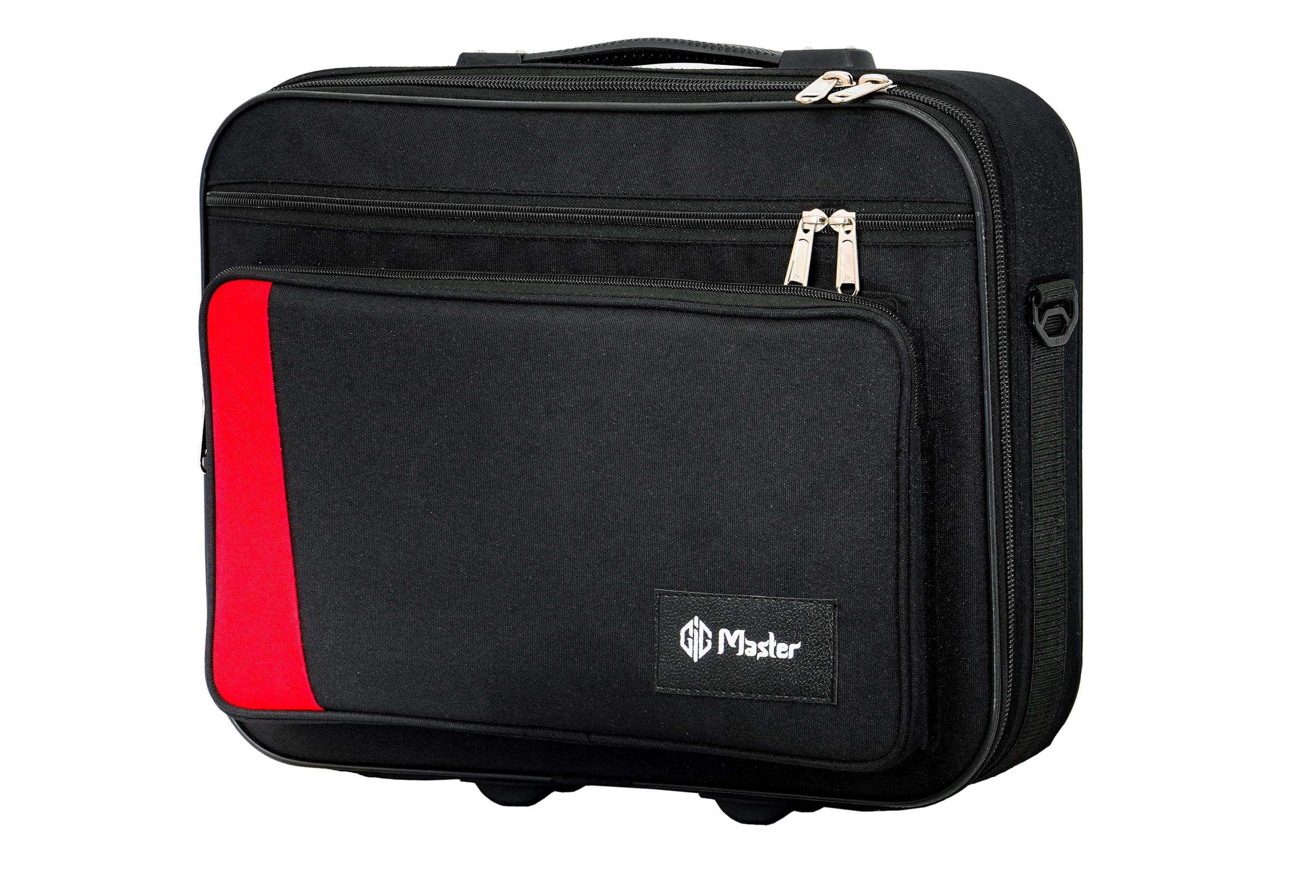 GIG Master Hard Carry Case for Roland SPD-SX, SX PRO, Octapad | Heavy-Duty Protective Travel Case with Foam Padding, Accessory Pocket & Carry Handle (Black & Red)-picture-22