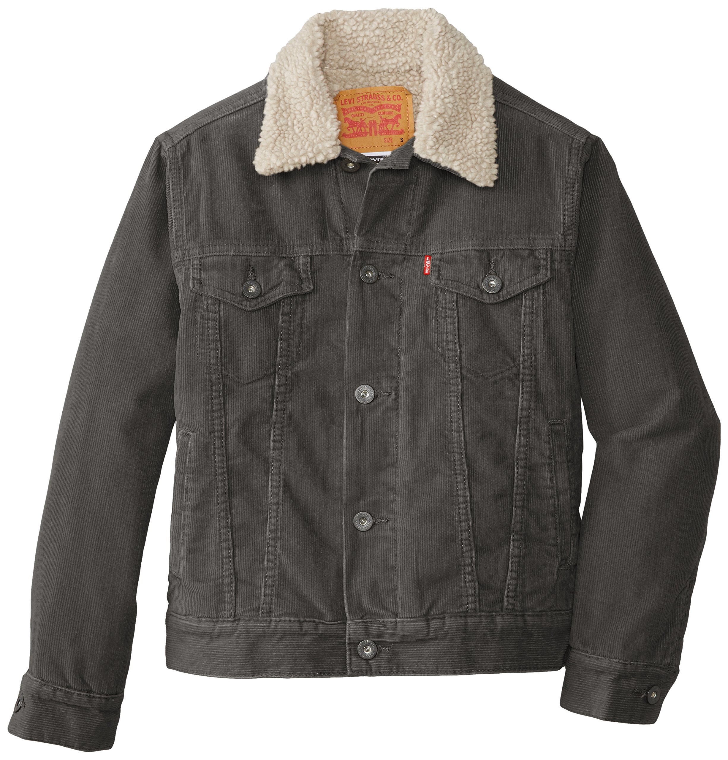Levi's Big Boys' Sherpa Lined Trucker Graphite