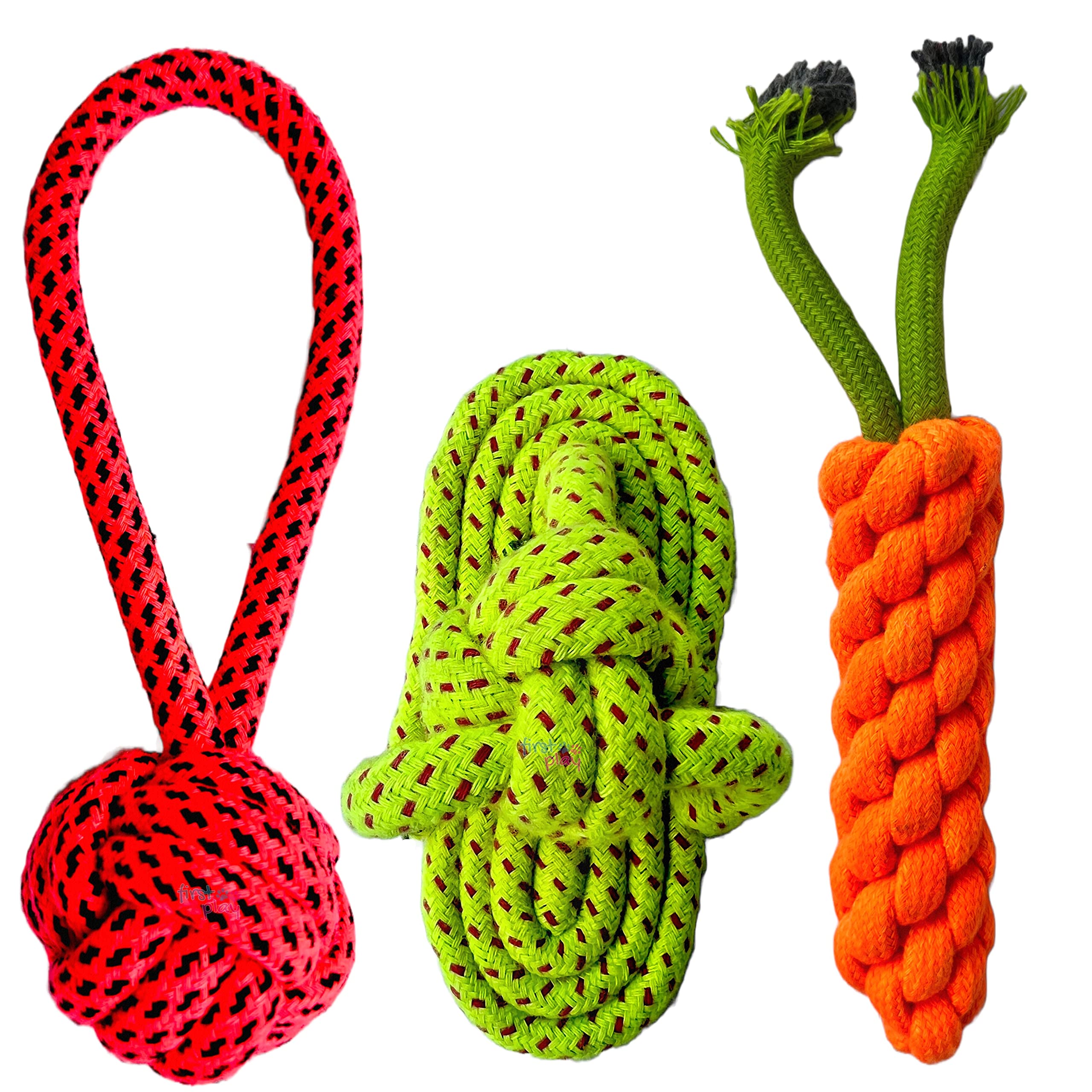 See full amazon price history chart for First Play Rope Toys for Dogs, Set of 3 Cotton Dog Toys I Puppy Chew Teething Rope Toys for Playing and Teeth Cleaning Training Toy Pack of 3 Toys First Play Rope Toys for Dogs, Set of 3 Cotton Dog Toys I Puppy Chew Teething Rope Toys for Playing and Teeth Cleaning Training Toy Pack of 3 Toys (B0BHNX3VQG) Amazon Price History, Amazon Price Tracker