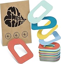 MySweetStitch - 25 x Omnipod dressing, Ringpatch Ø 95 x 72 mm, sensor protection, waterproof, breathable, skin-friendly, Made in Germany, Pastel