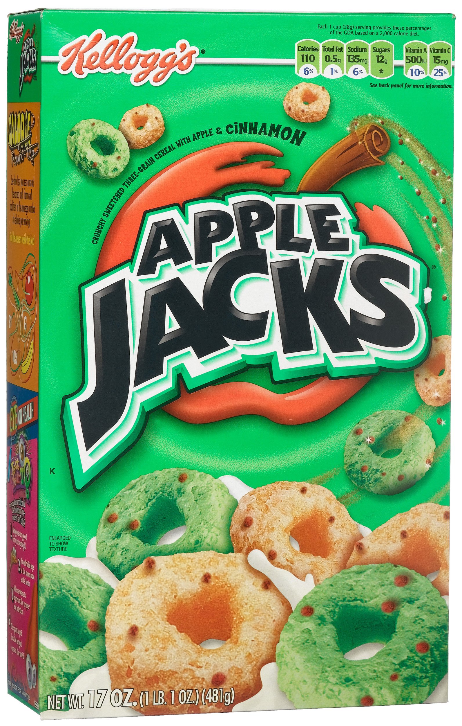 Apple Jacks Cereal, 17-Ounce Boxes (Pack of 4)