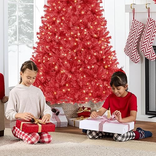 Miniatura 116 de Best Choice Products Árbol de Navidad negro preiluminado de 7.5 pies, decoración navideña completamente artificial para el hogar, oficina