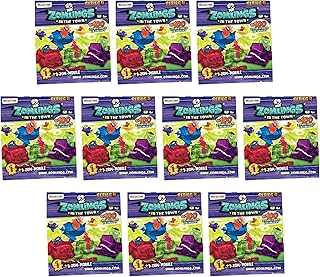 Magic Box Int. Zomlings in The Town Zom Mobile & Crystal Zomling Blind Party Suprise Bag Pack of 10 - Series 4