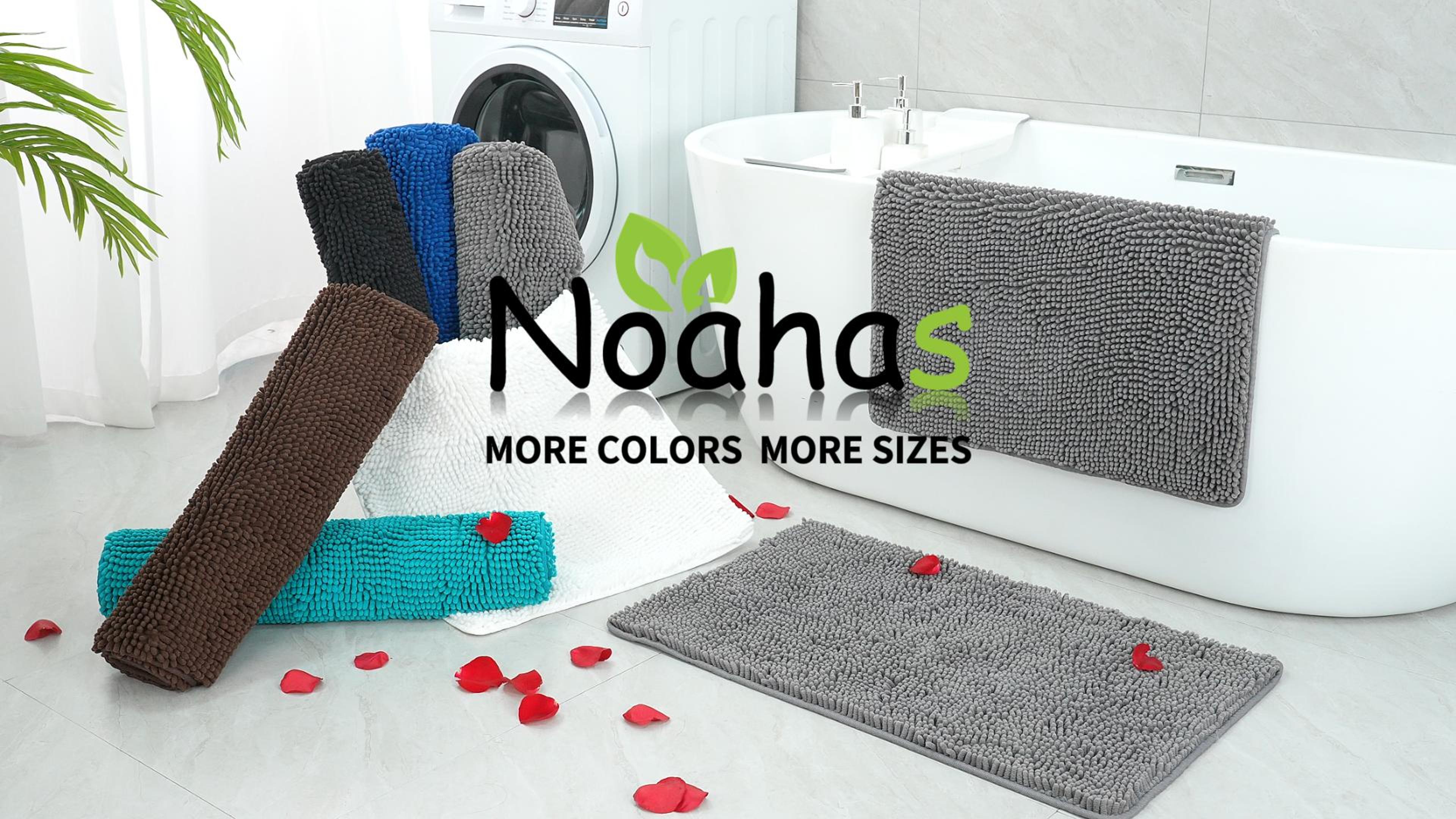 Amazon.com: Noahas Bath Rugs 24'' x 70'' Large Runner Bathroom Rug