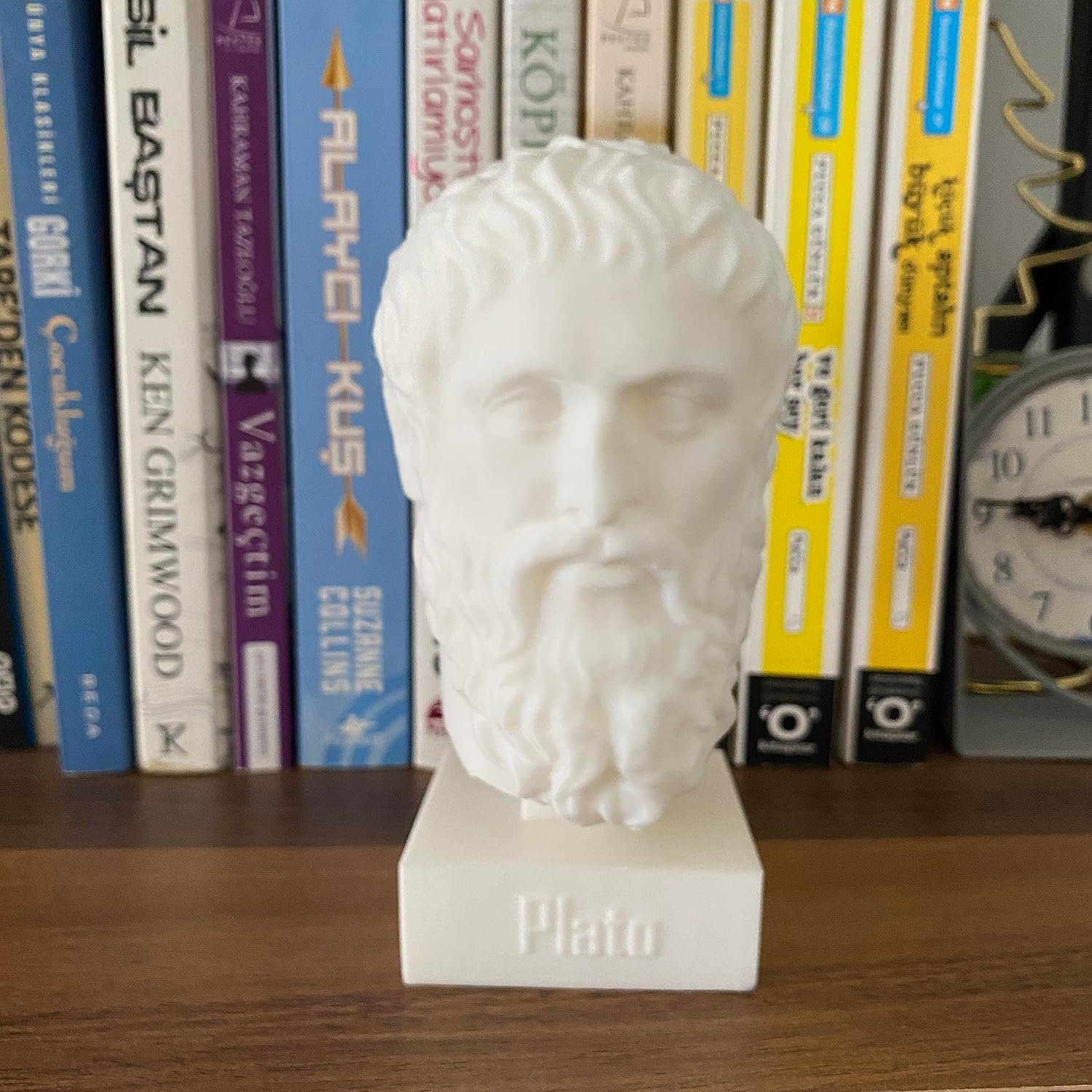 Socrates Platon Aristotle Bust Set of 3 Greek Philosophers Sculpture Ancient Greek Art Deco (5.9 ")