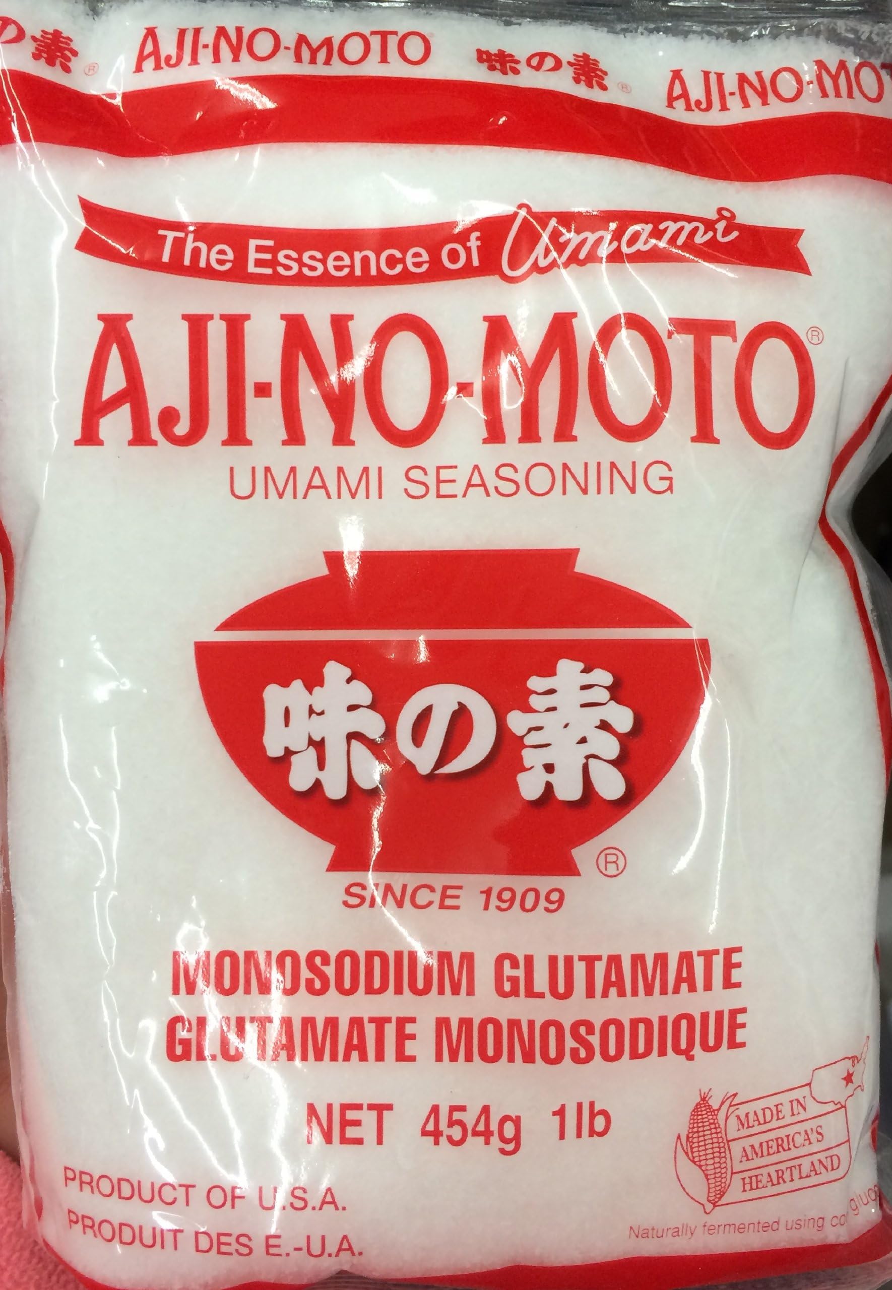 16 Oz Umami Seasoning, Monosodium Glutamate Msg, Made In USA, Naturally Delicious (One Bag Per Order)