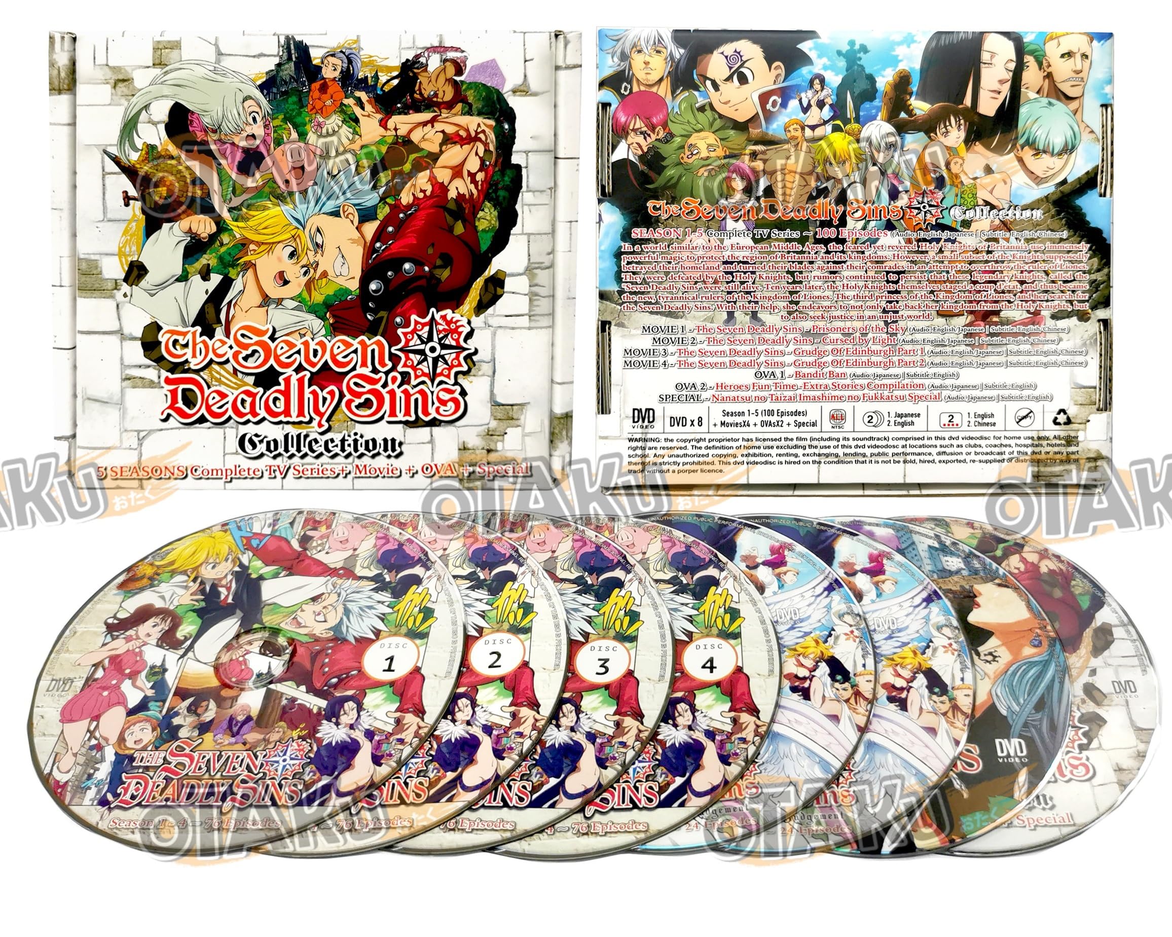 The Seven Deadly Sins Collection Season Movie Desertcart INDIA