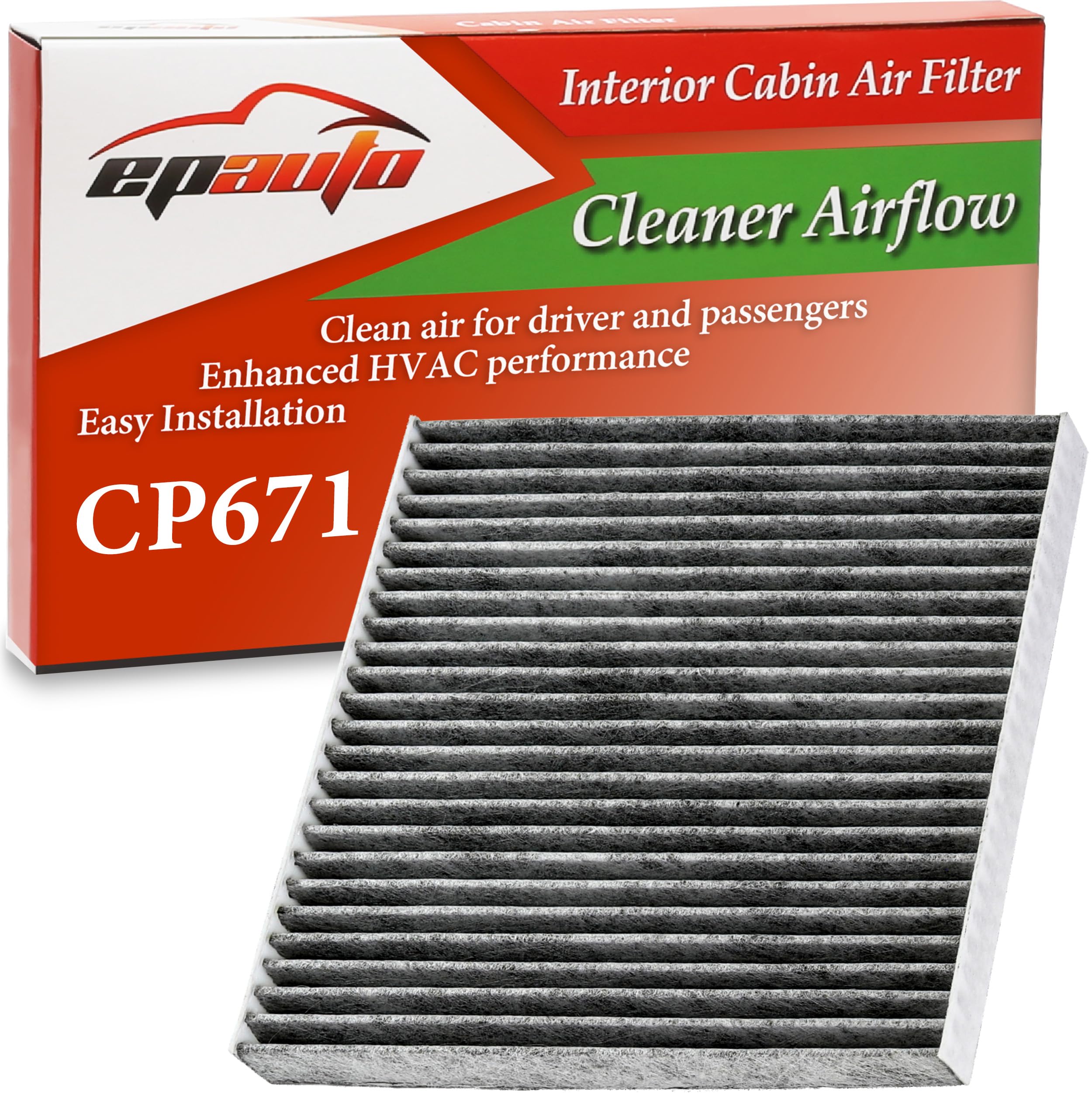 Amazon.com: EPAuto CP671 (CF11671) Cabin Air Filter with Activated
