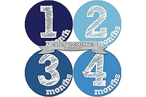 Monthly Baby Stickers Boy